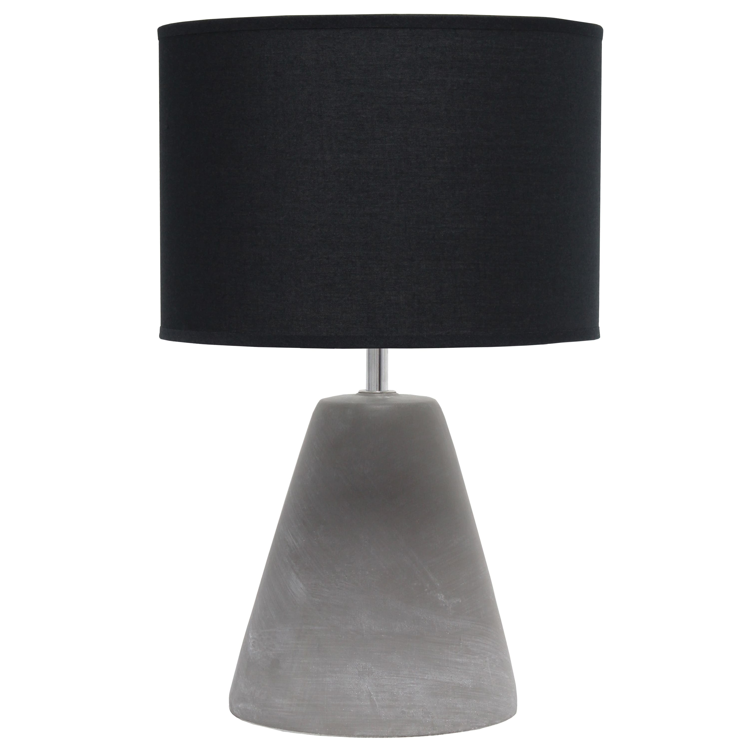 Simple Designs™ 14.5" Pinnacle Concrete Table Lamp