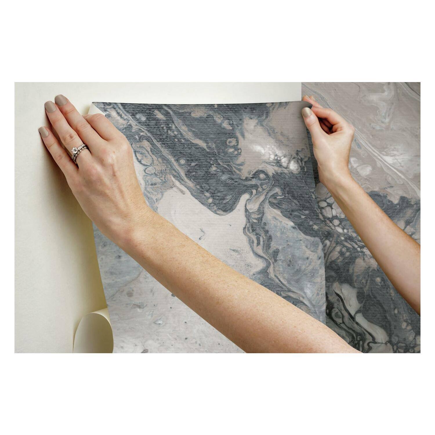 RoomMates Crystal Geode Peel &#x26; Stick Mural Wallpaper