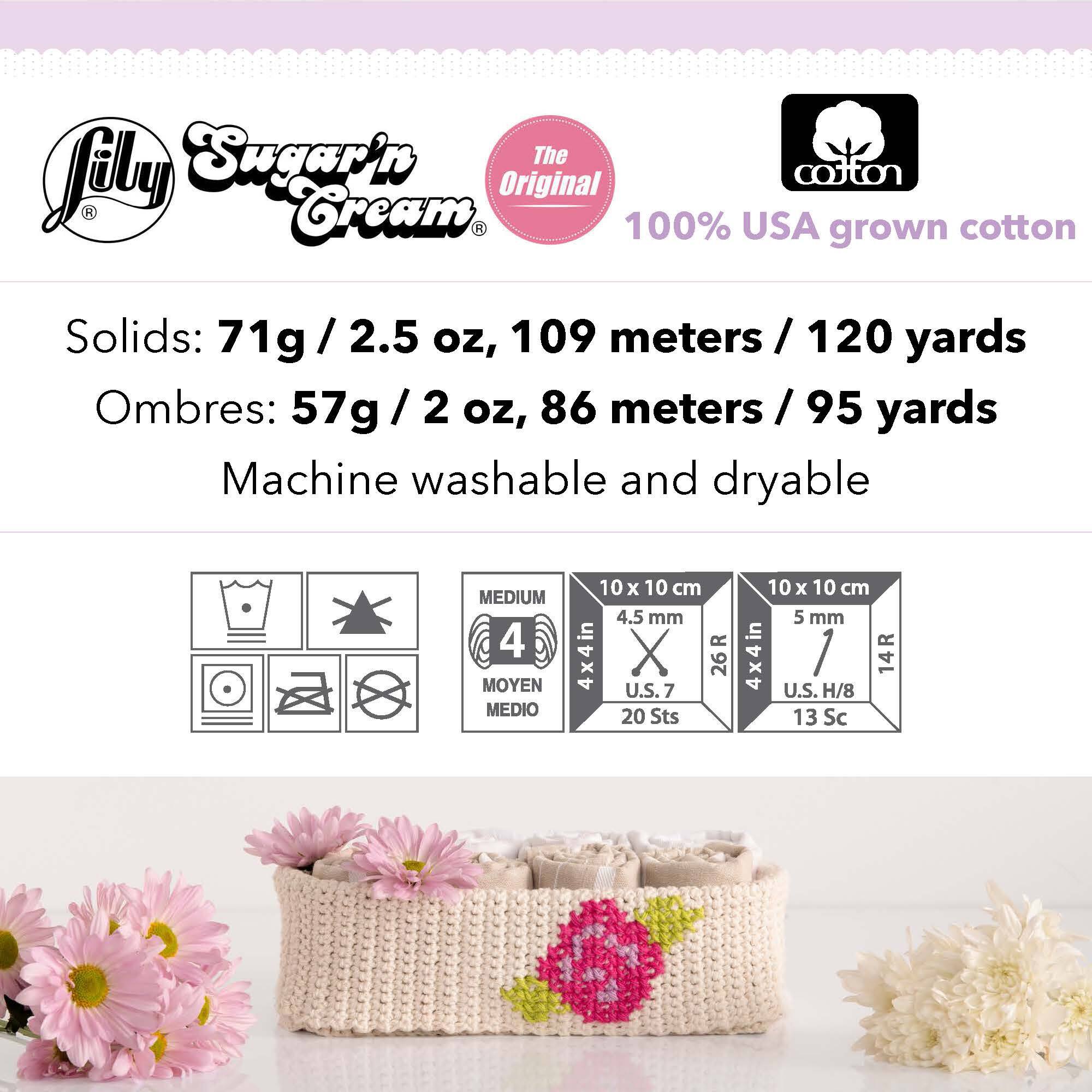Lily&#xAE; Sugar &#x27;n Cream&#xAE; Solid Yarn