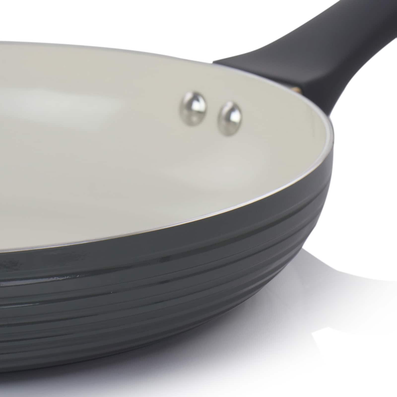 Oster Ridge Valley 10'' Gray Aluminum Nonstick Frying Pan