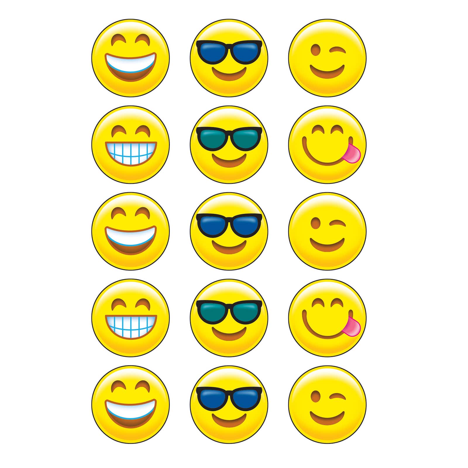 Trend Enterprises&#xAE; Emoji Stinky Stickers&#xAE;, 6 Packs of 60
