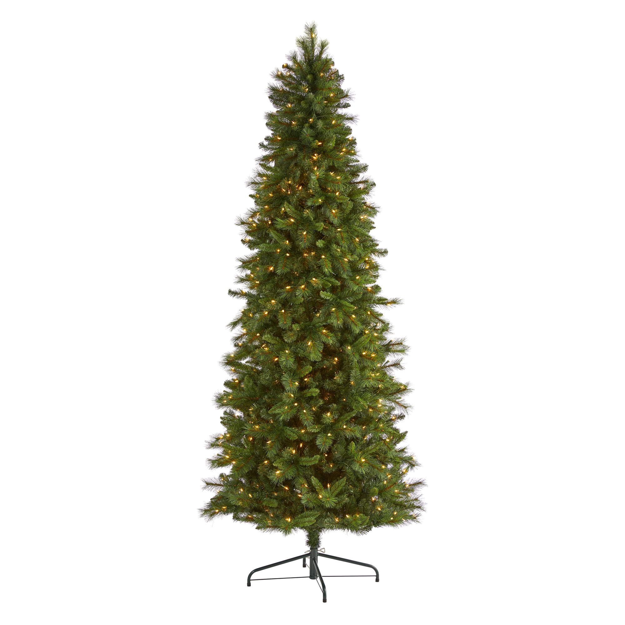 9ft. Pre-Lit West Virginia Mountain Pine Artificial Christmas Tree, Clear LED Lights