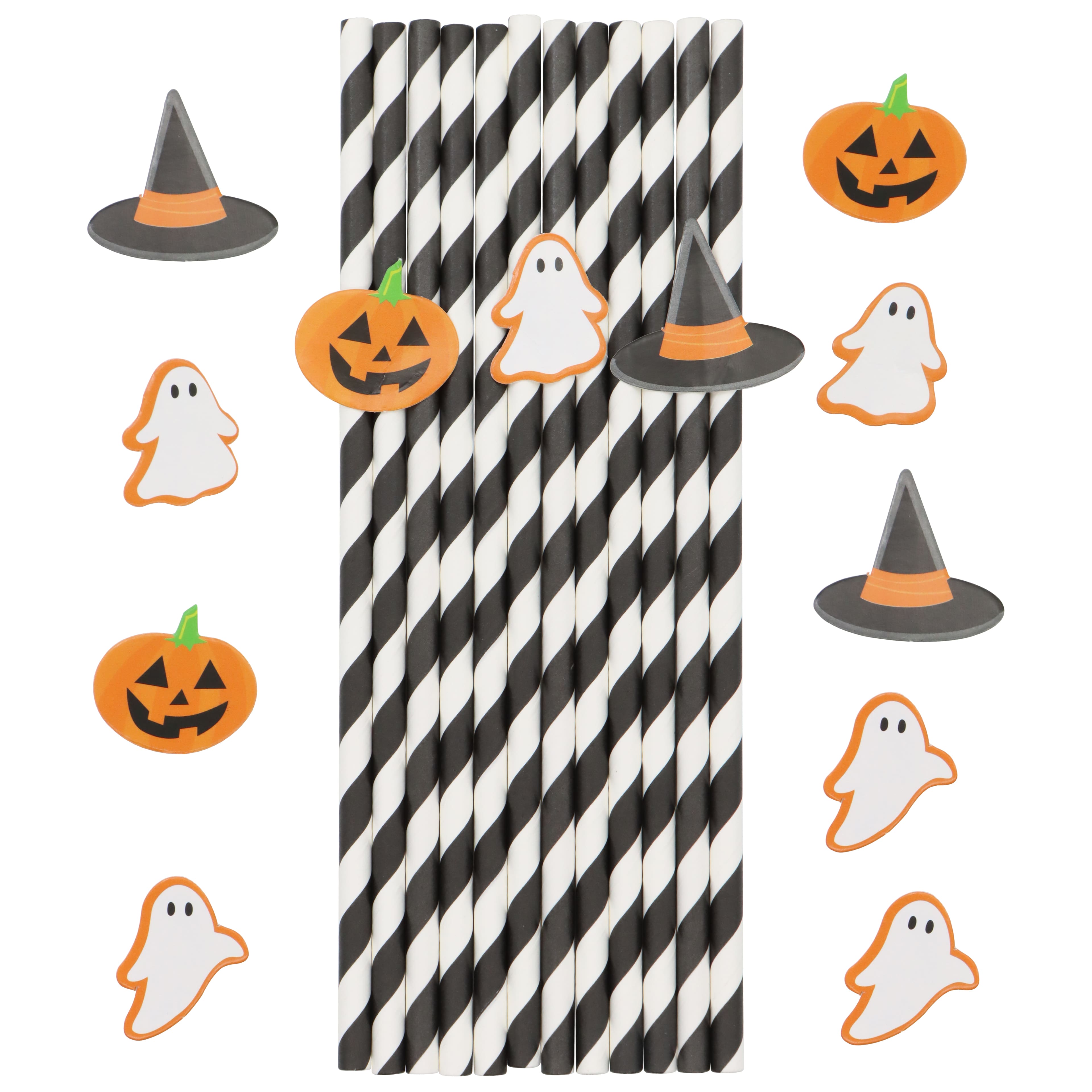 Halloween Paper Straws, 12ct. by Makery&#x2122;