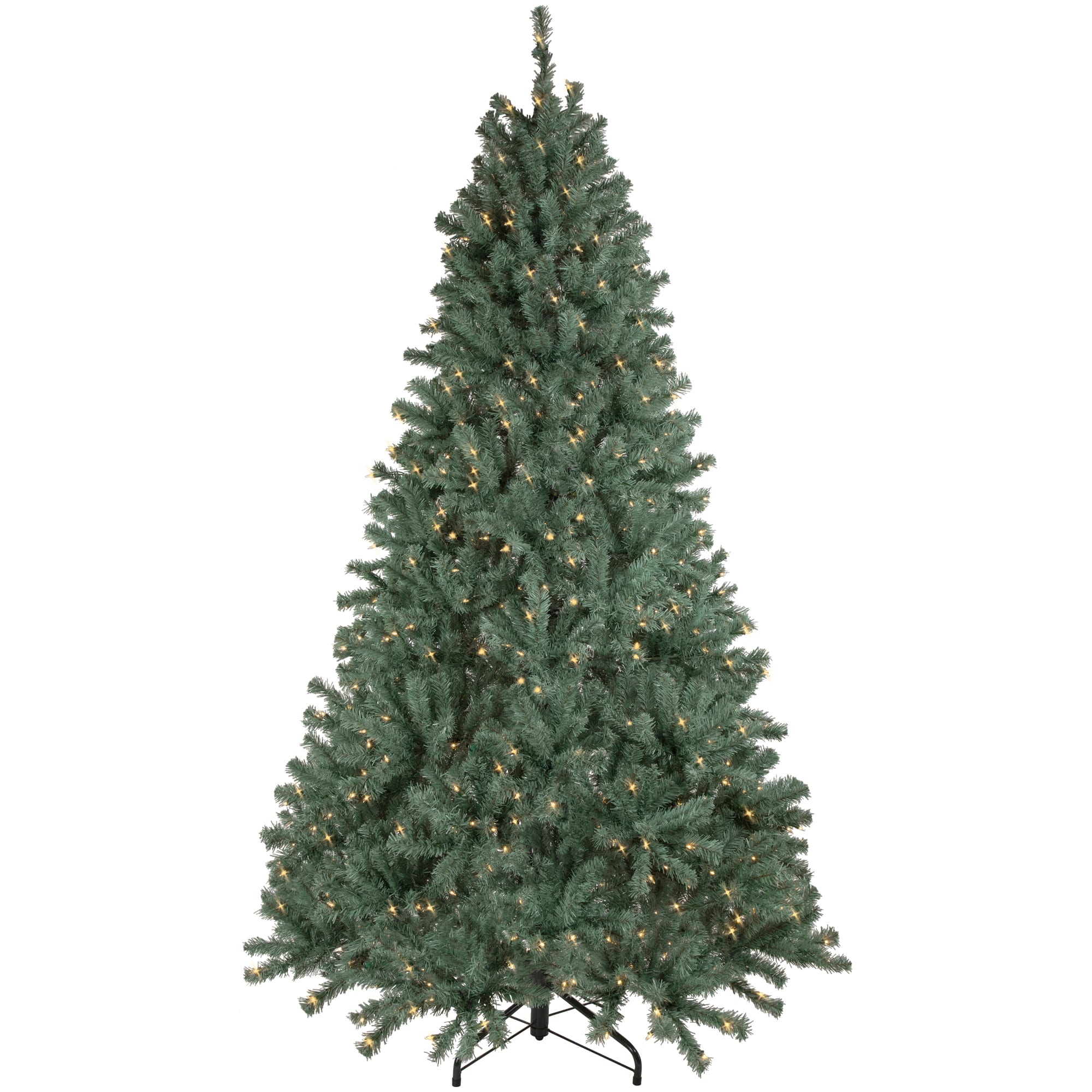 7.5ft. Pre-Lit Colorado Blue Spruce Artificial Christmas Tree, Clear Lights