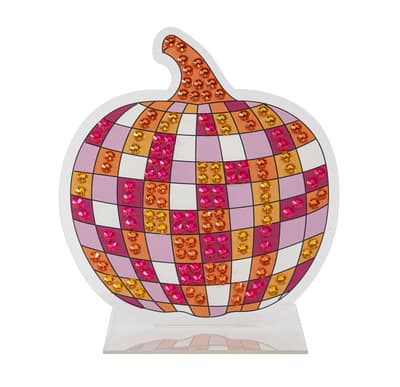 Fall Mosaic Pumpkin Diamond Painting Soft Canvas Kit
