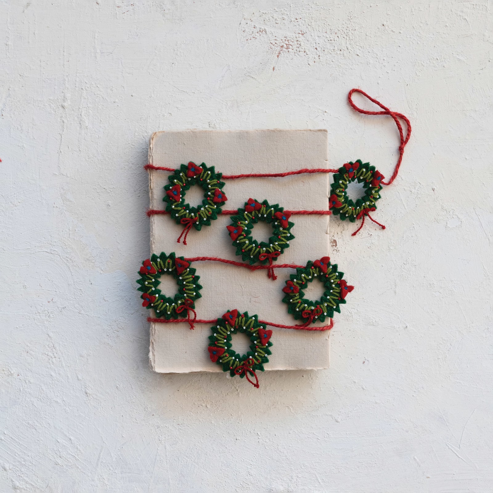 Hello Honey&#xAE; 6ft. Holiday Wreaths Garland
