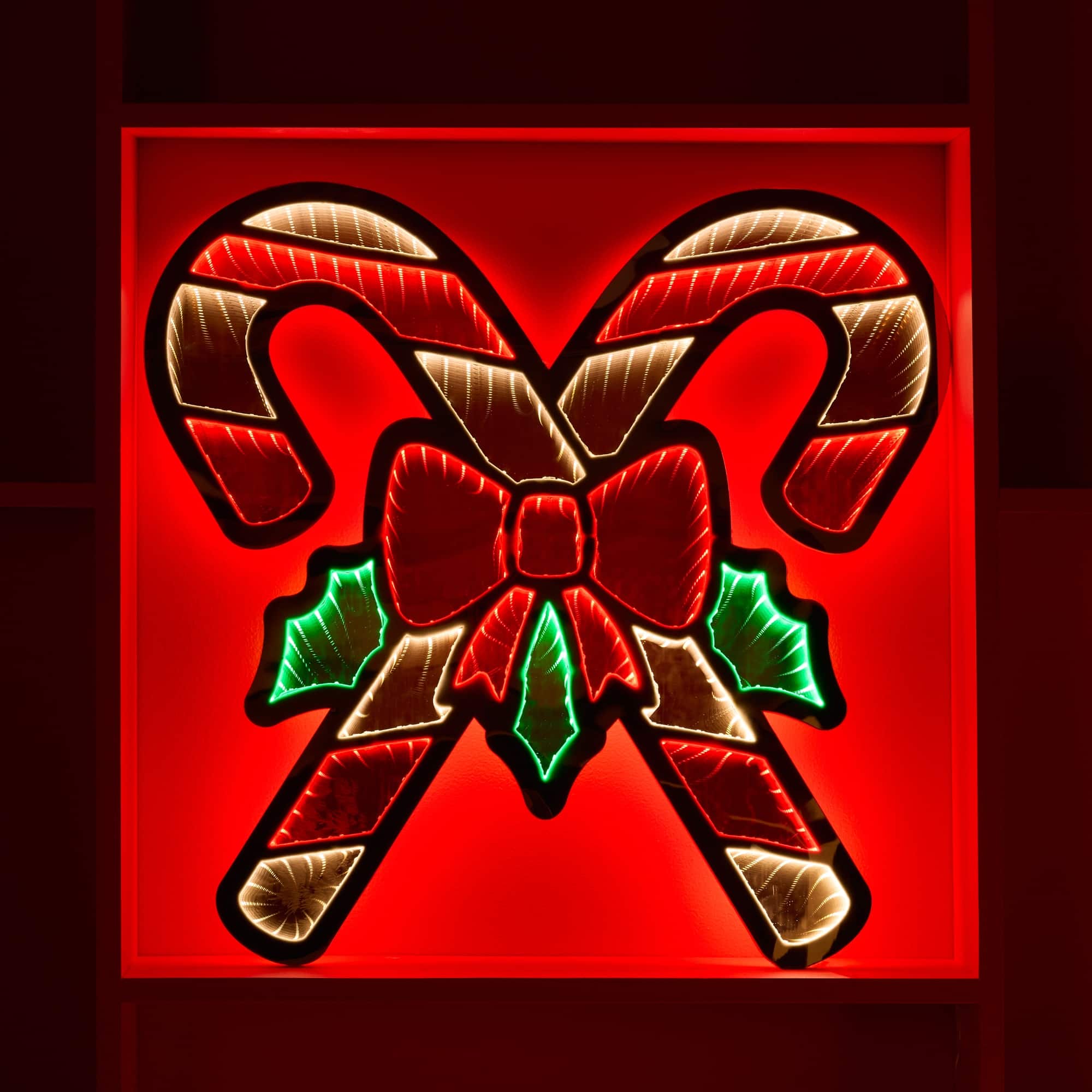 23.5&#x22; Holiday Candy Canes Ekko Light Display