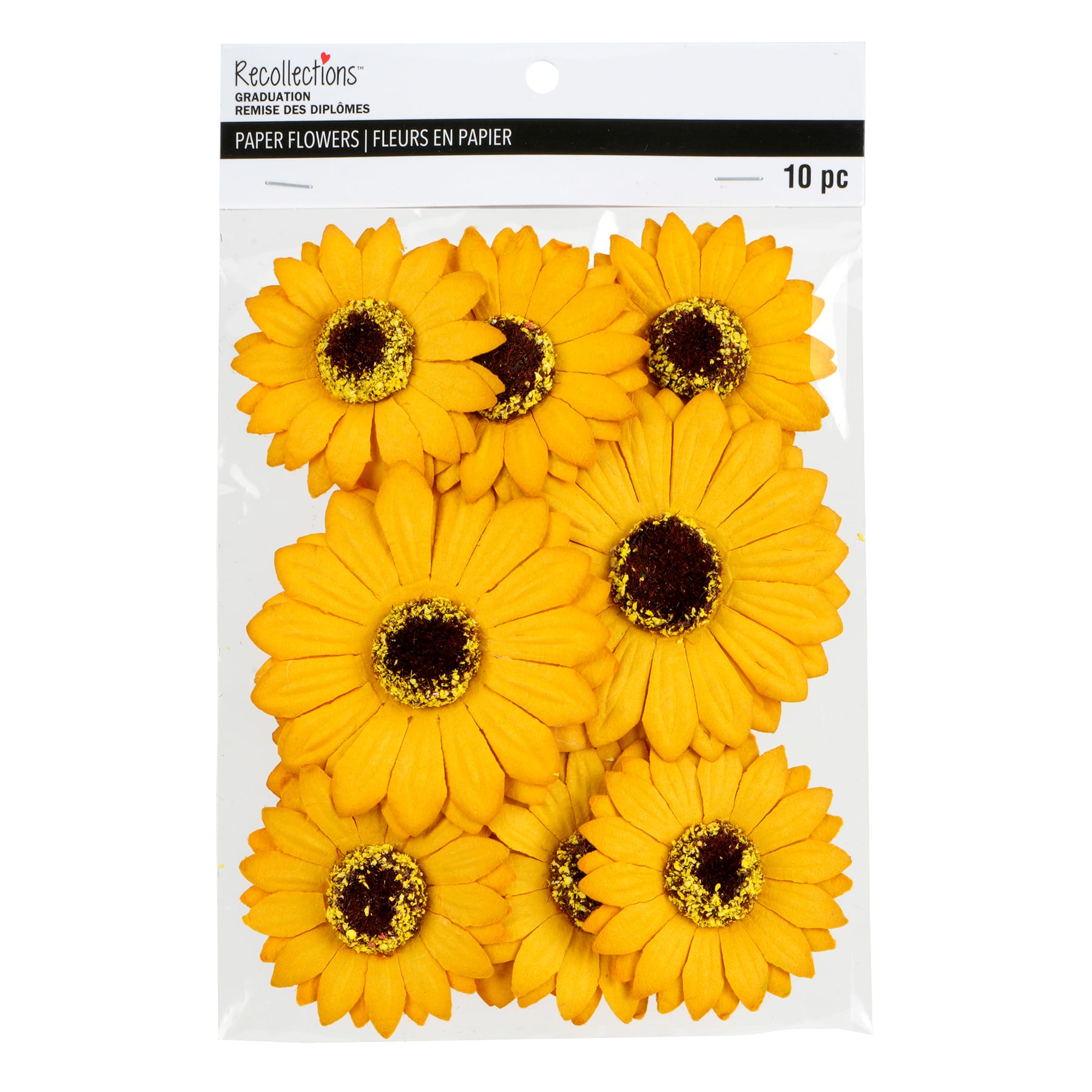 Yellow Graduation Paper Sunflowers by Recollections&#x2122;