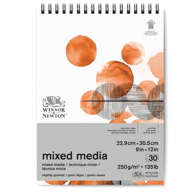 Winsor & Newton Mixed Media Pad, 9" x 12"