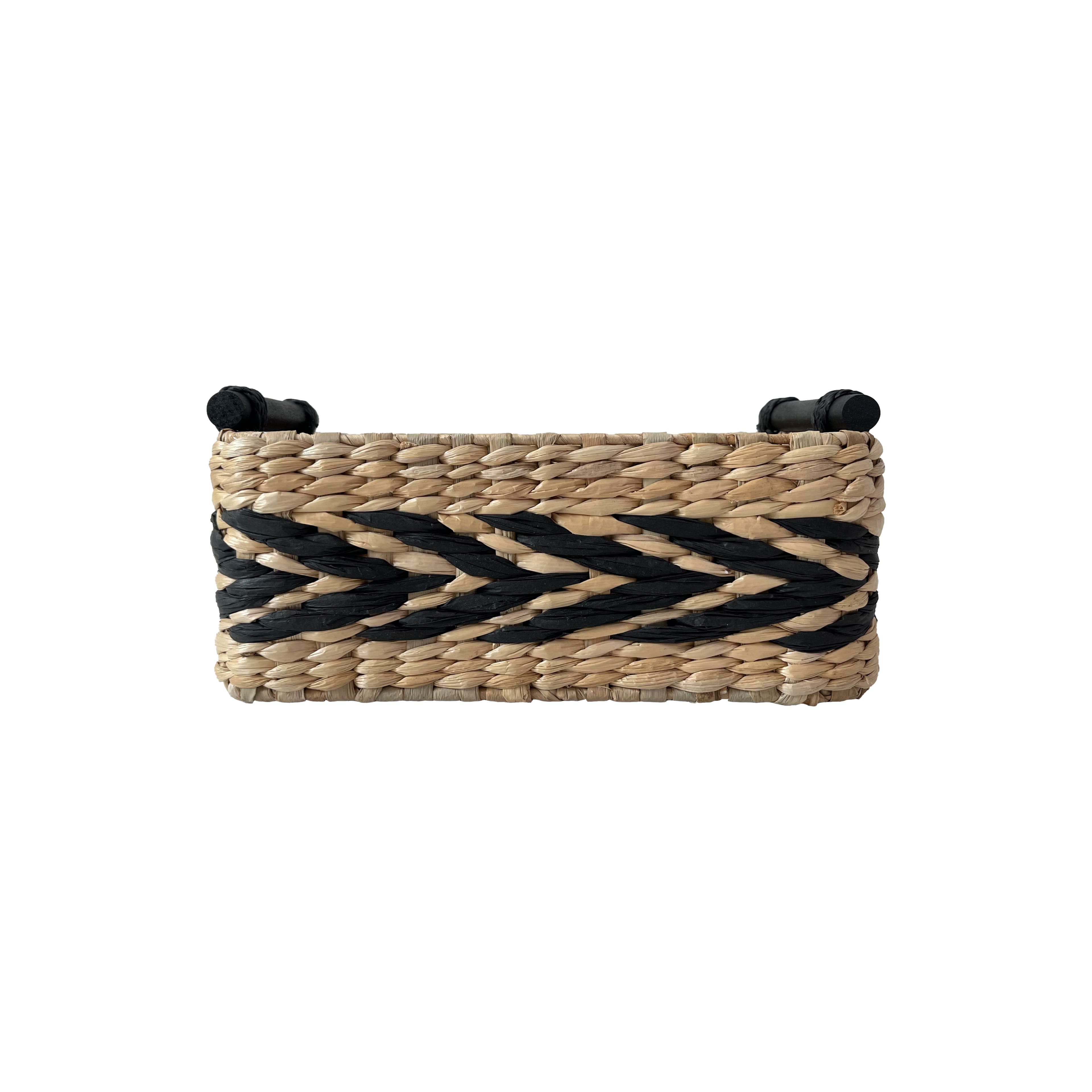 Black &#x26; Natural Brown Tribal Basket by Ashland&#xAE;