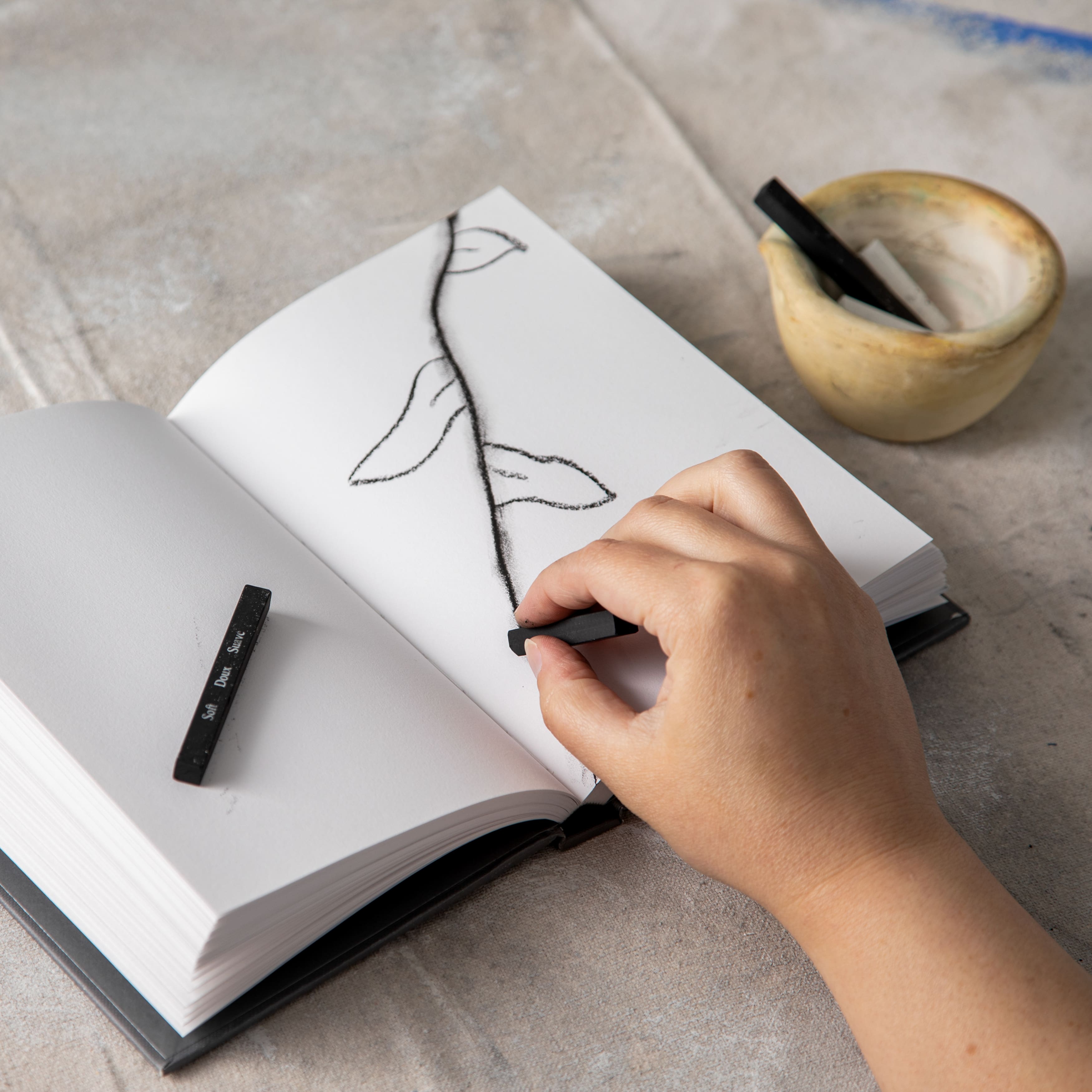12 Pack: Gray Hardcover Sketchbook by Artist's Loft™, 8.5 x 11
