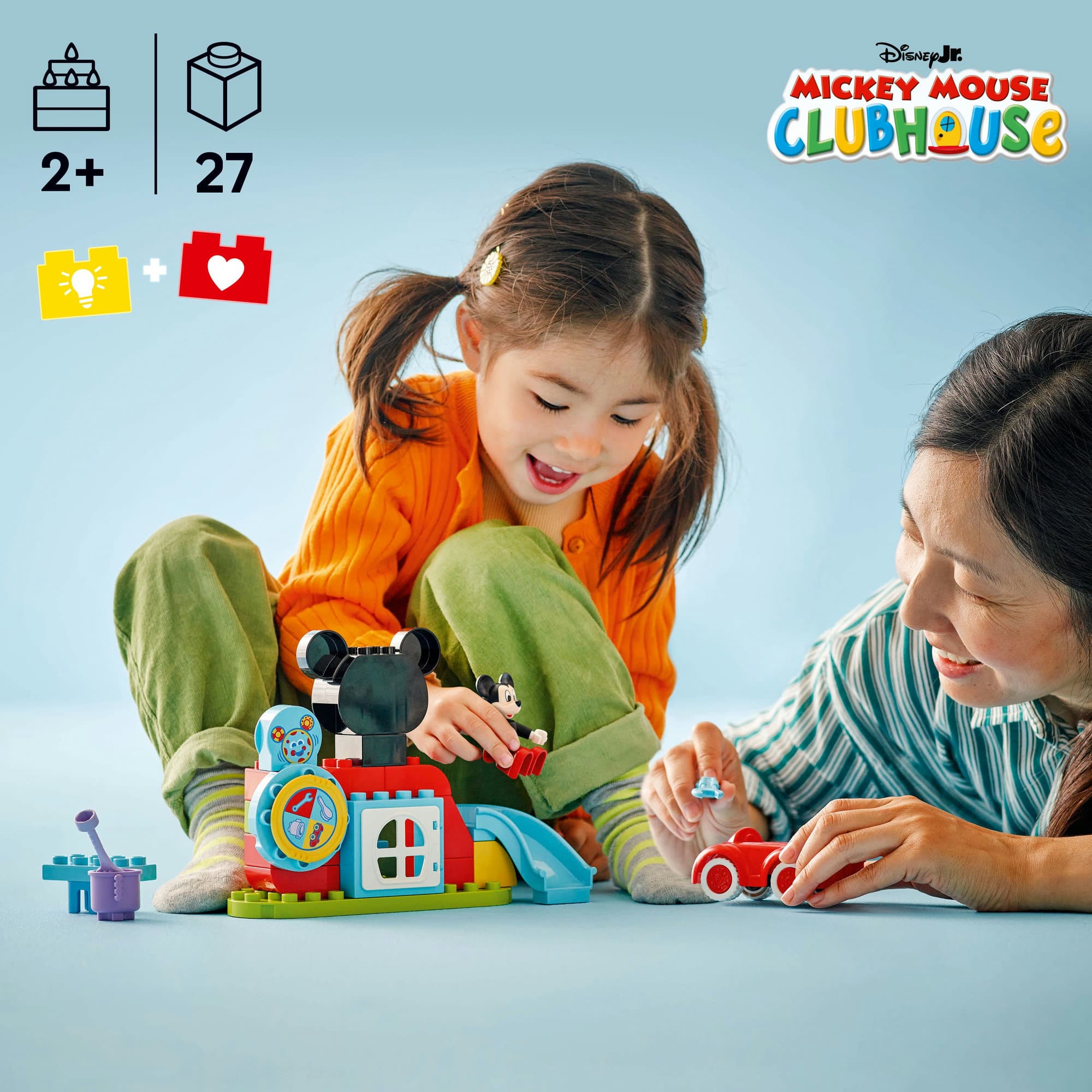 LEGO&#xAE; DUPLO&#xAE; Disney Mickey Mouse Clubhouse &#x26; Car Building Kit 10454