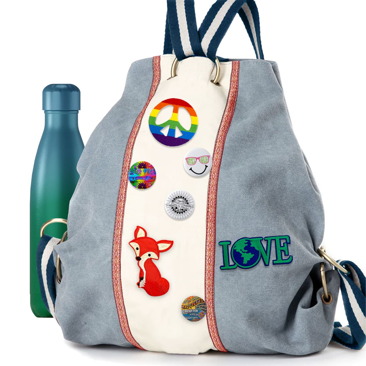 Gwen Studios Iron-On 3" Peace Sign Patch