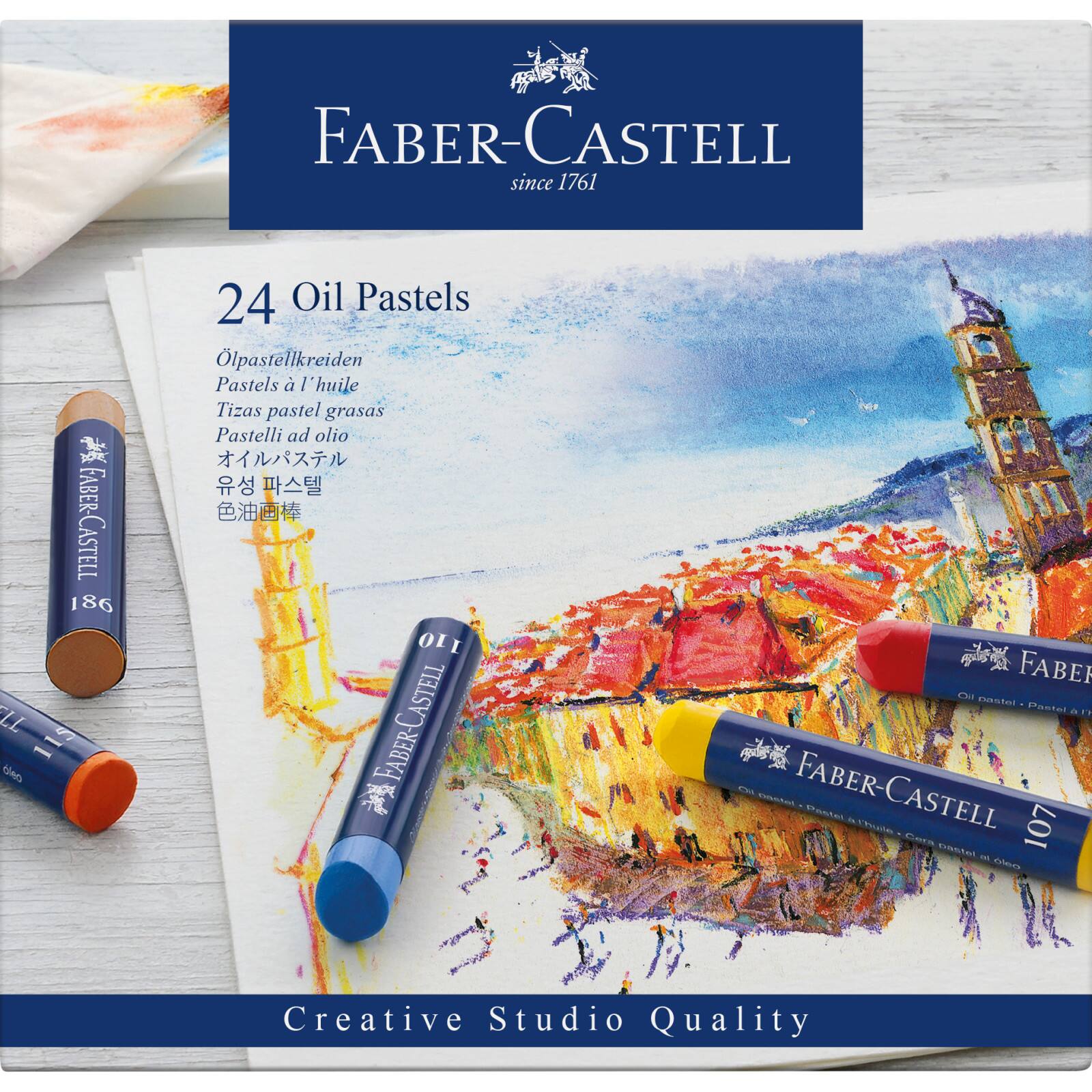 Faber-Castell&#xAE; Creative Studio 24 Color Oil Pastel Set
