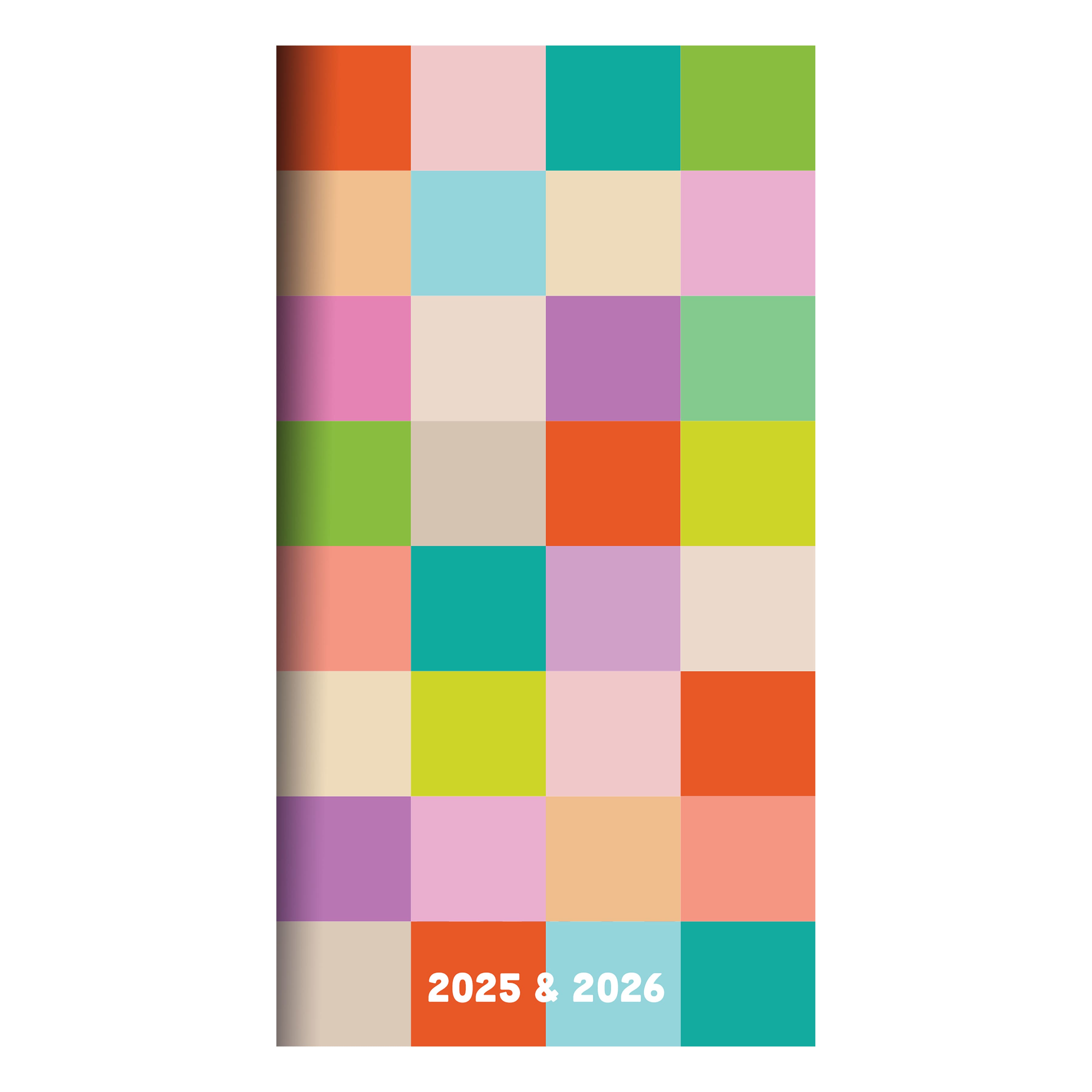 TF Publishing 2025-2026 Small Check Your Colors Monthly Pocket Planner