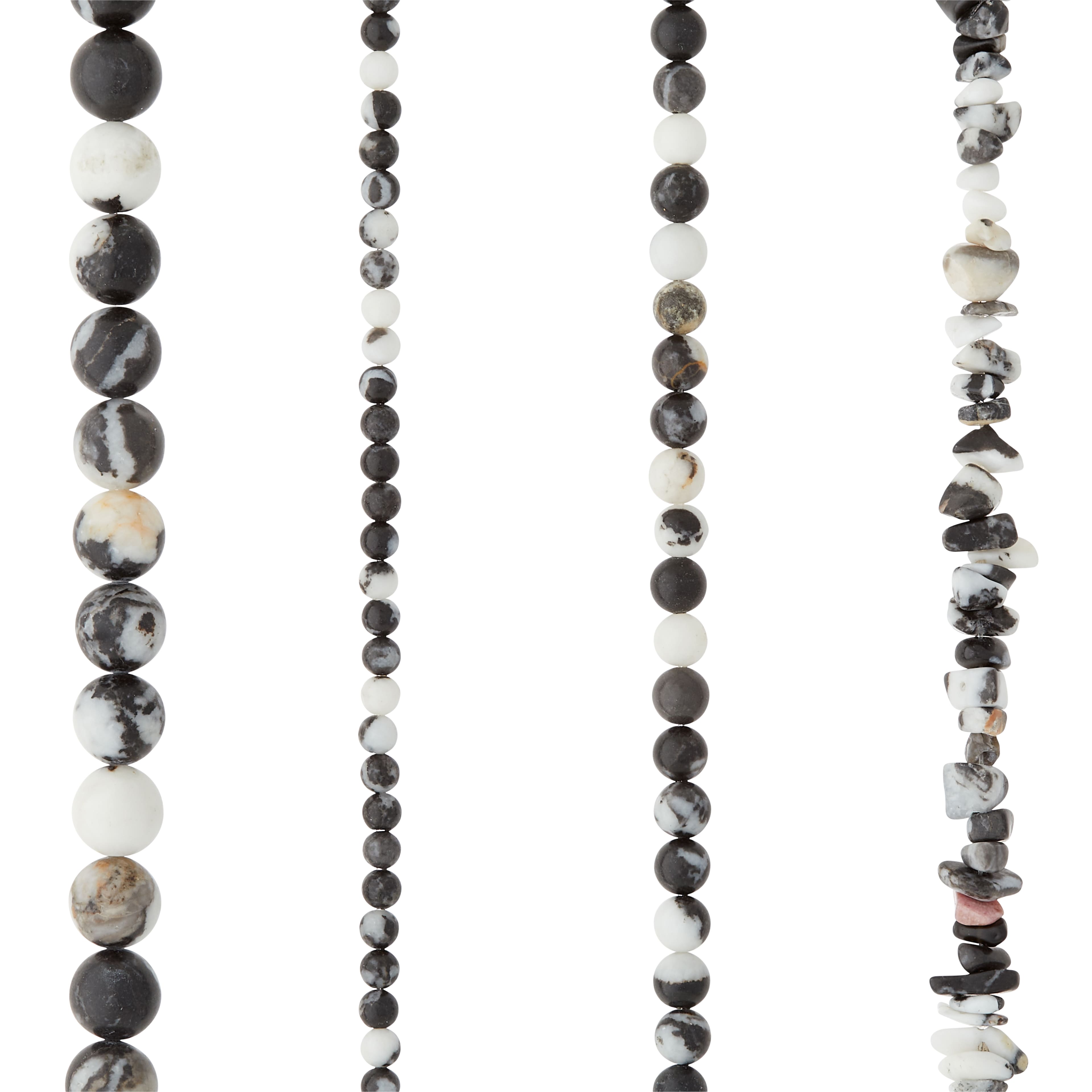 6 Pack: Zebra Stone Beads Value Pack by Bead Landing™