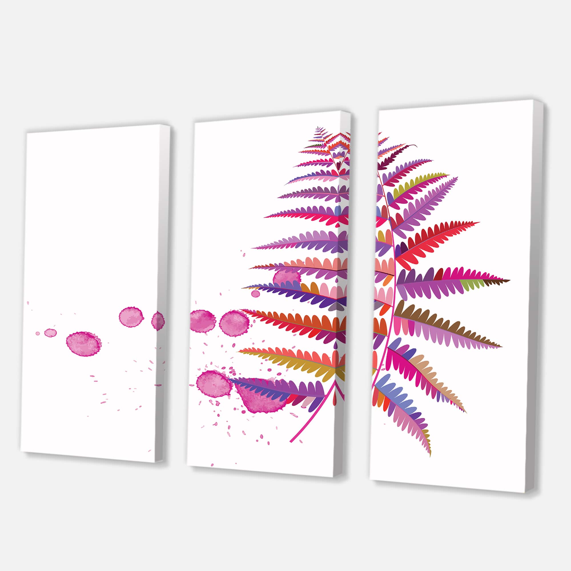 Designart - Purple Fern