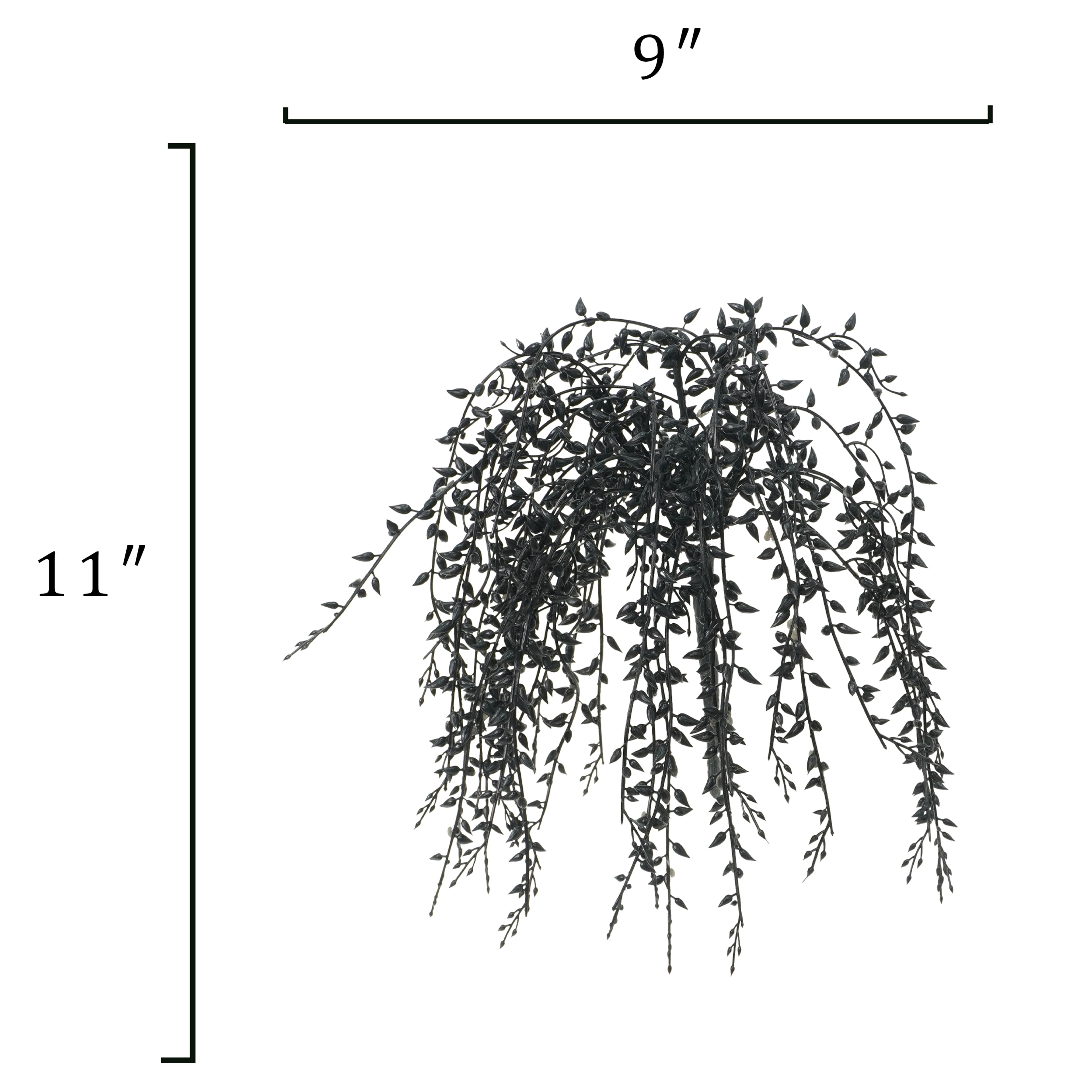 15&#x22; Black Hanging Leaves Pick by Ashland&#xAE;