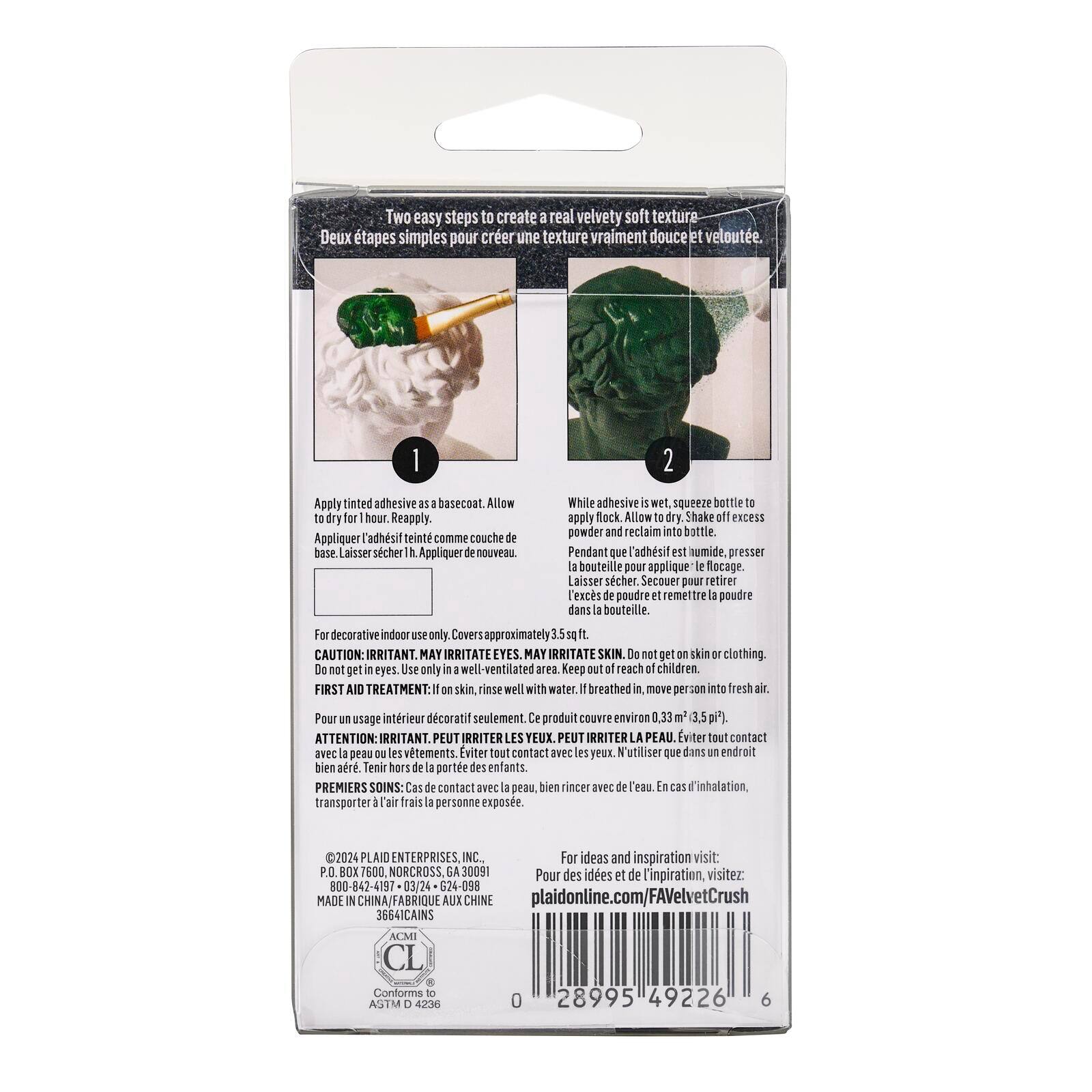 FolkArt&#xAE; Velvet Crush&#x2122; 2-Step Flock