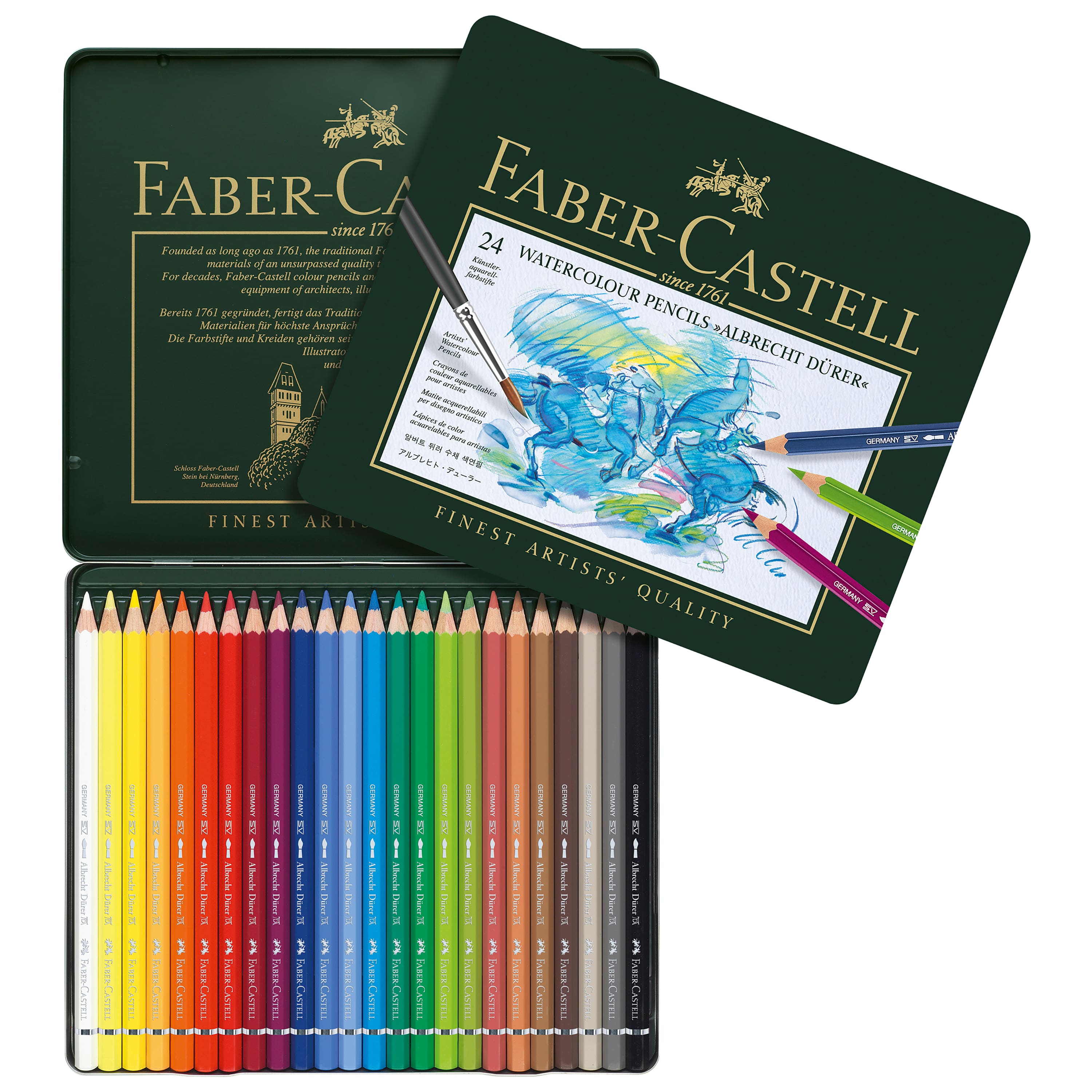 Faber-Castell Albrecht Durer 24 Color Watercolor Pencil Set