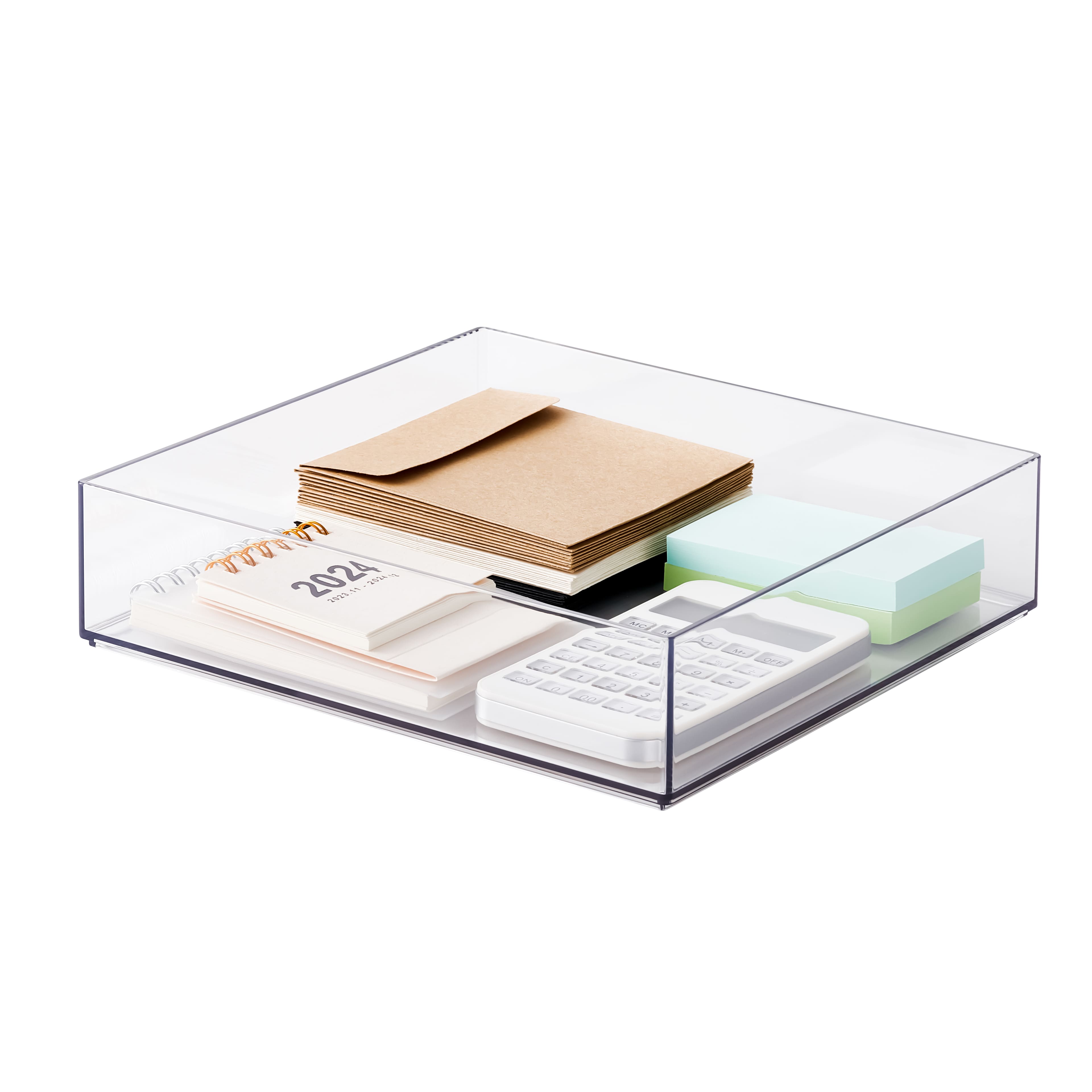 8" x 8" Clear Stacking Storage Tray by Simply Tidy™
