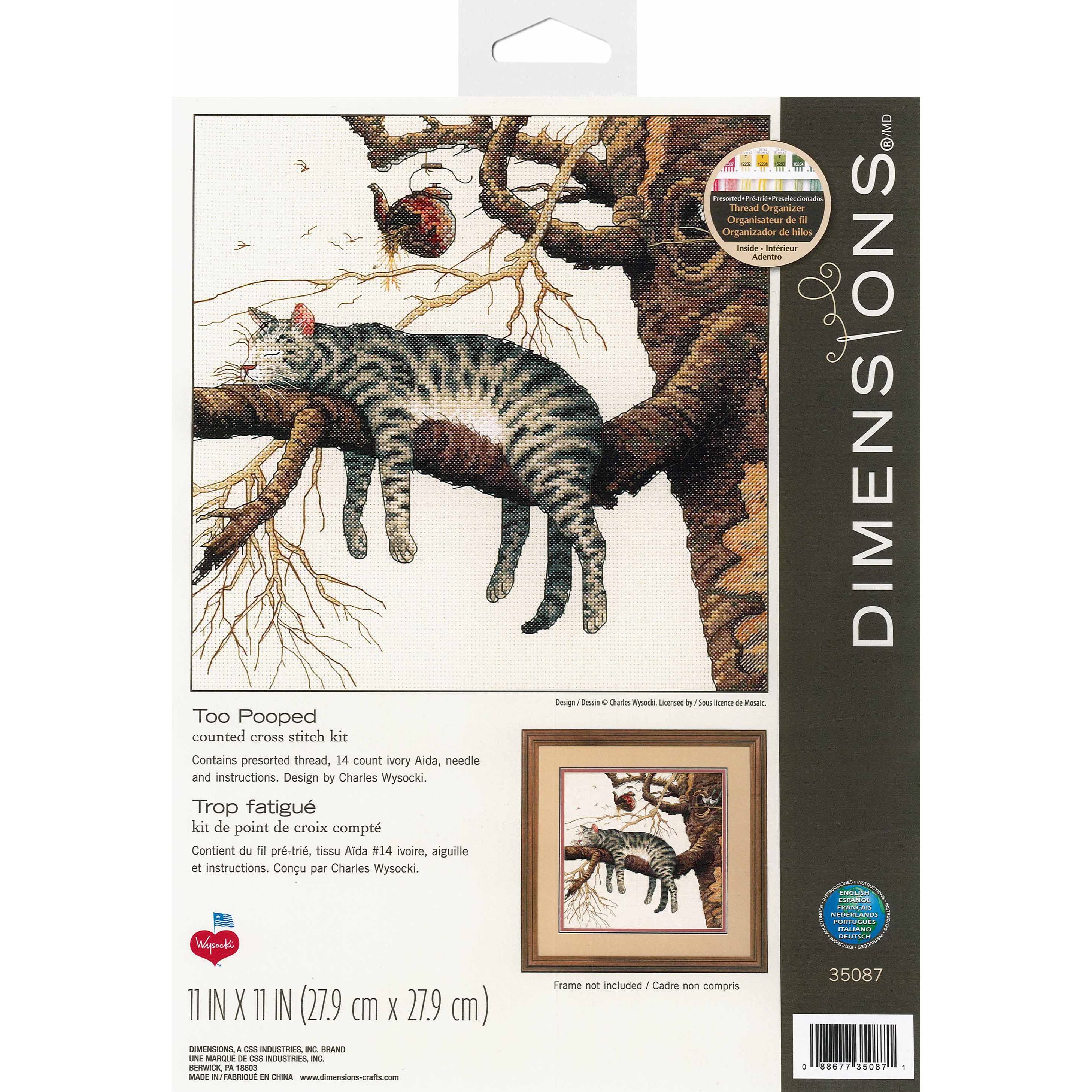 Cat  Cross Stitch Kit at Everything Cross Stitch