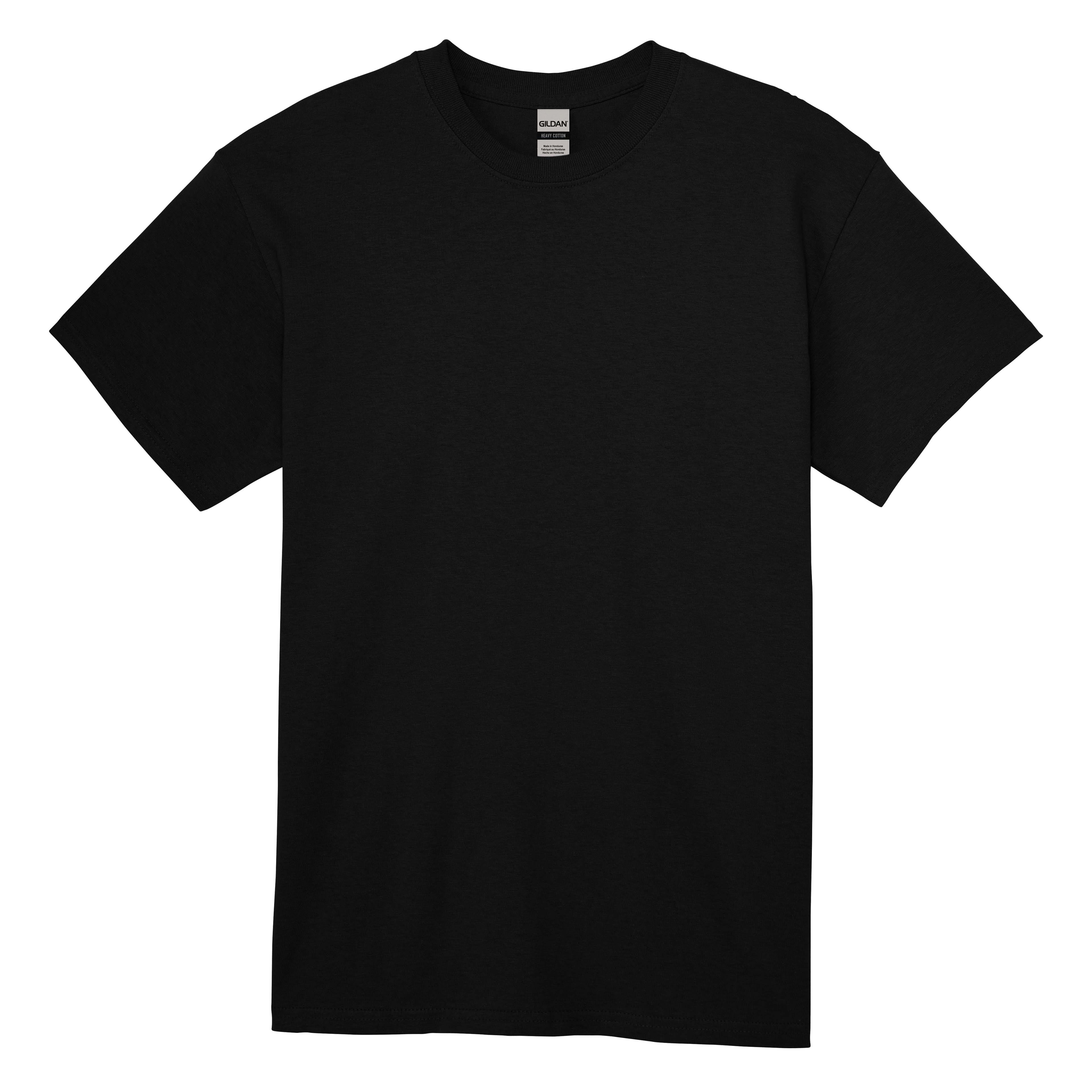 Hanes Our Most Comfortable Mens Solid Plain Black Short Sleeve