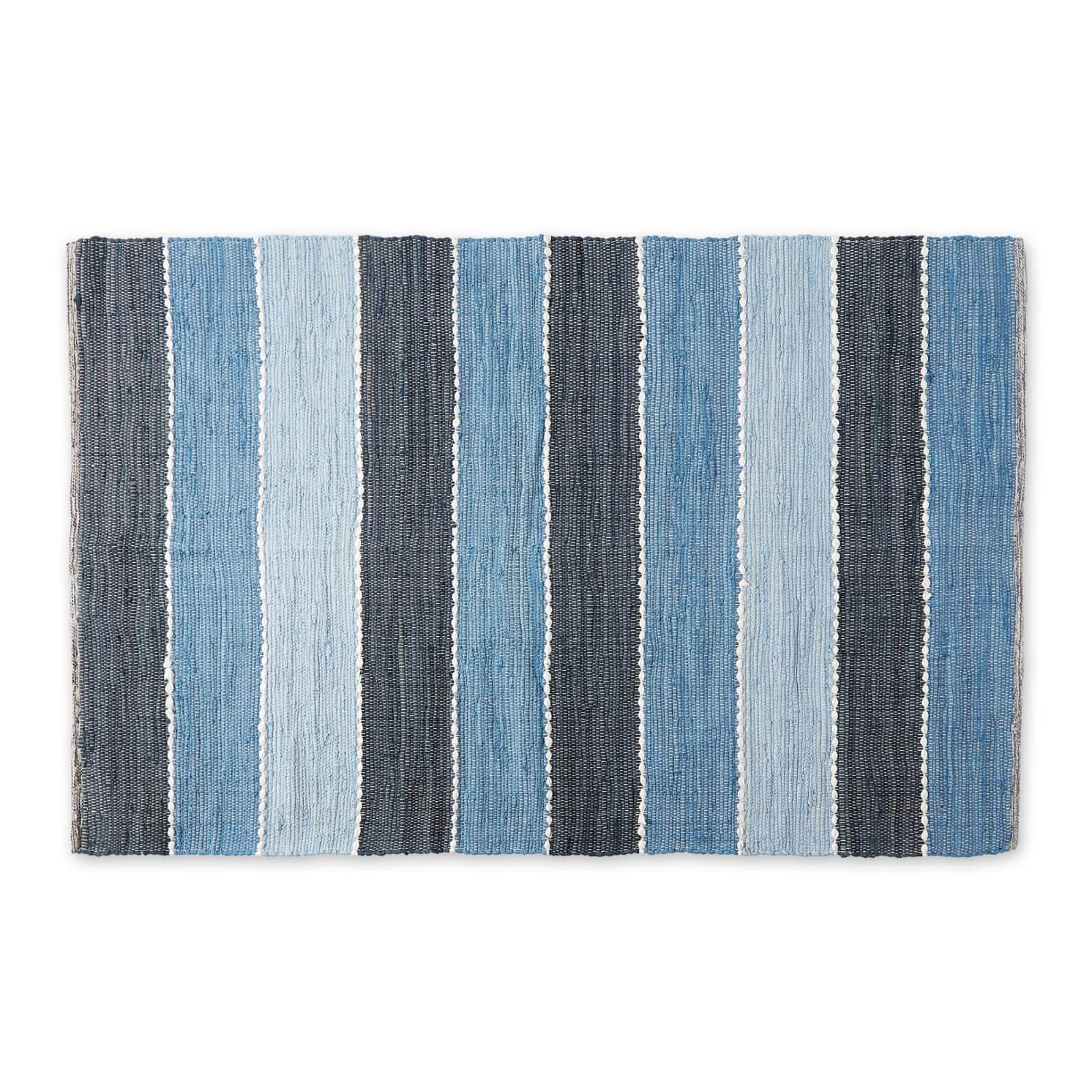 DII® Color Block Cotton Chindi Rug, 4ft. x 6ft.