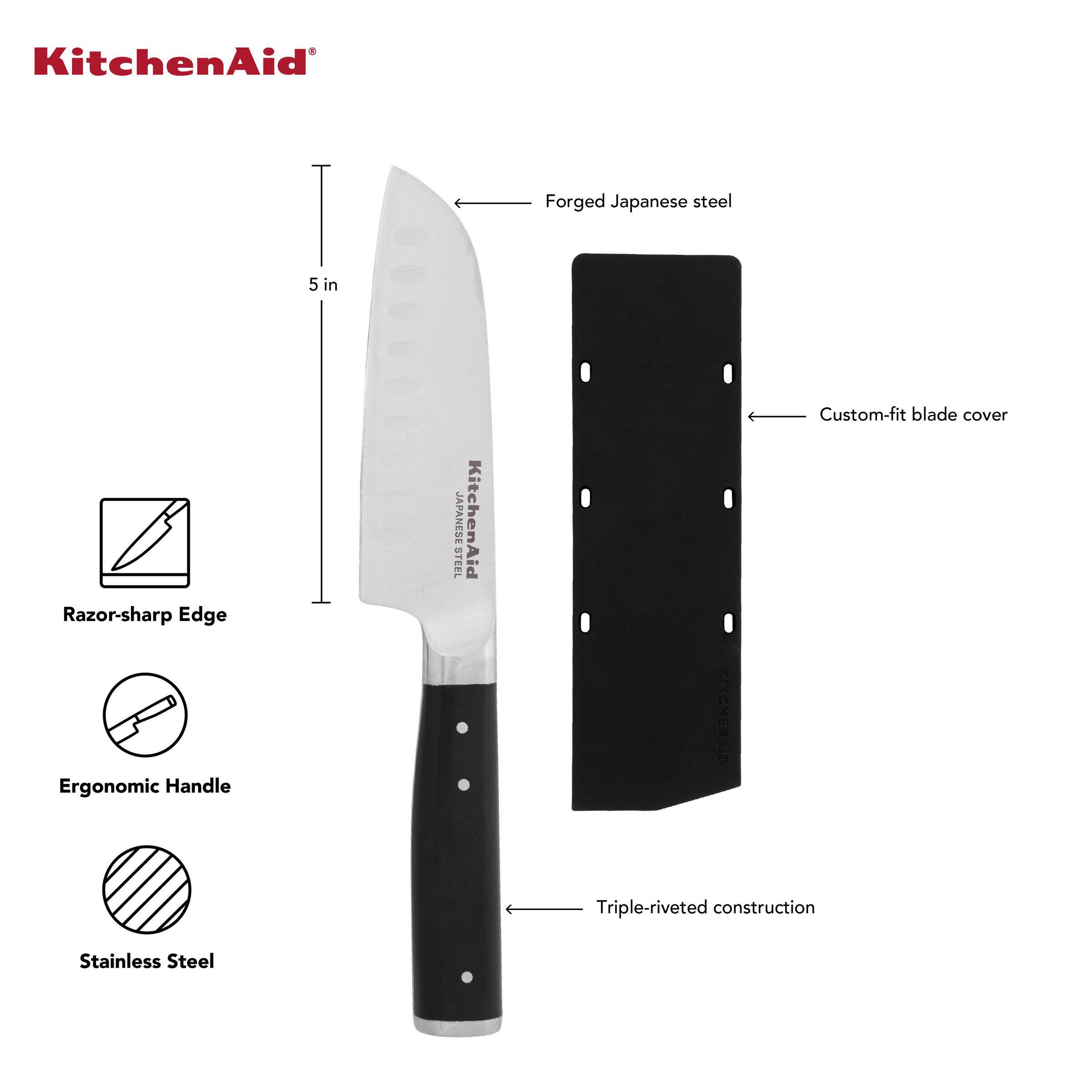 KitchenAid Gourmet 5" Santoku with Sheath