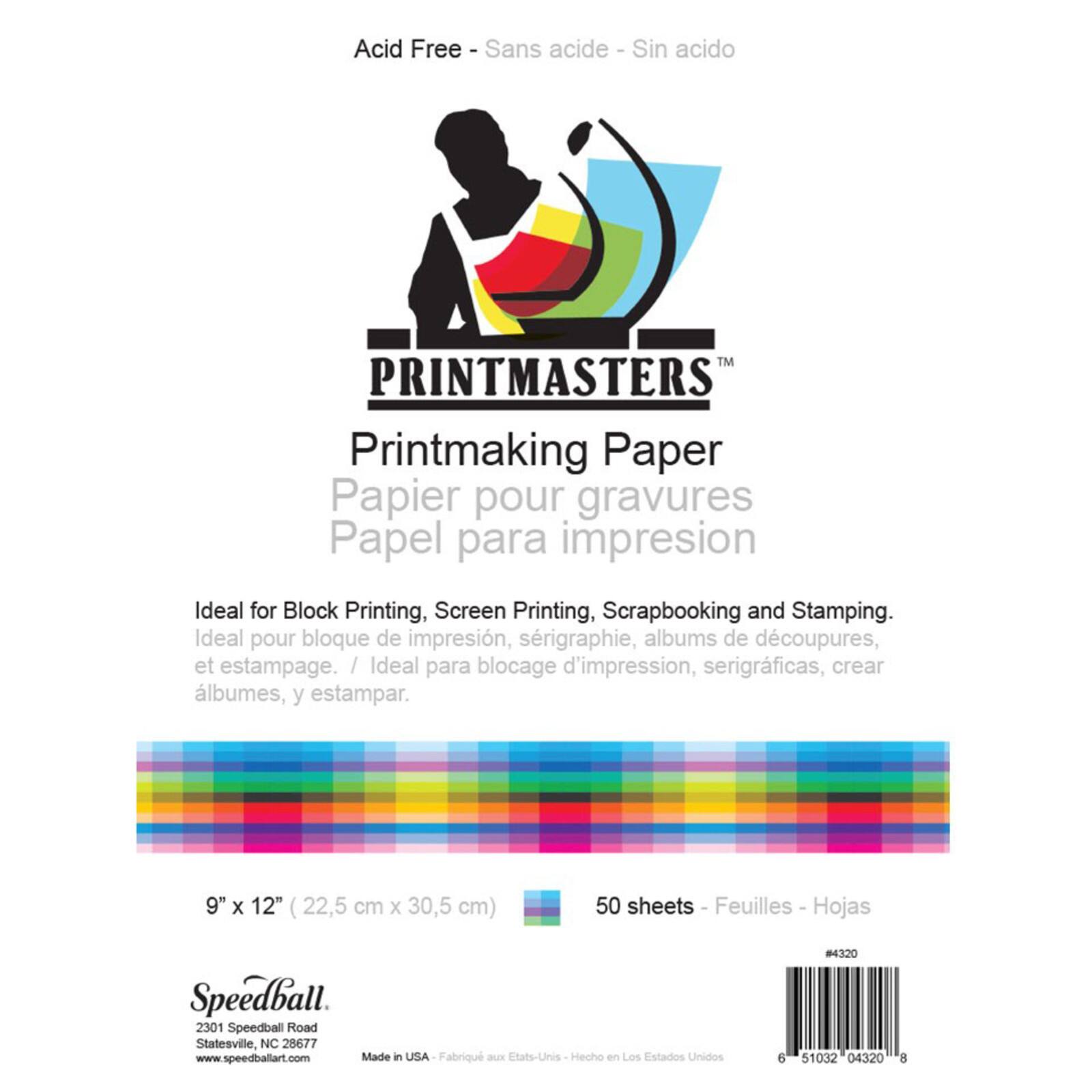 Printmasters™ Speedball® Printmaking Paper