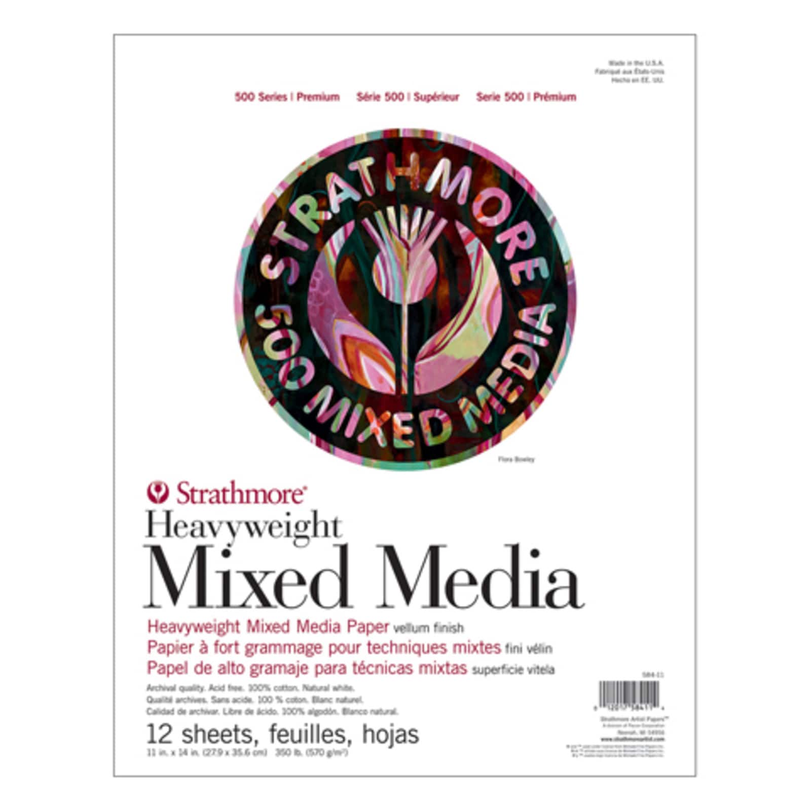 Strathmore&#xAE; 500 Series Heavyweight Mixed Media Paper Pad