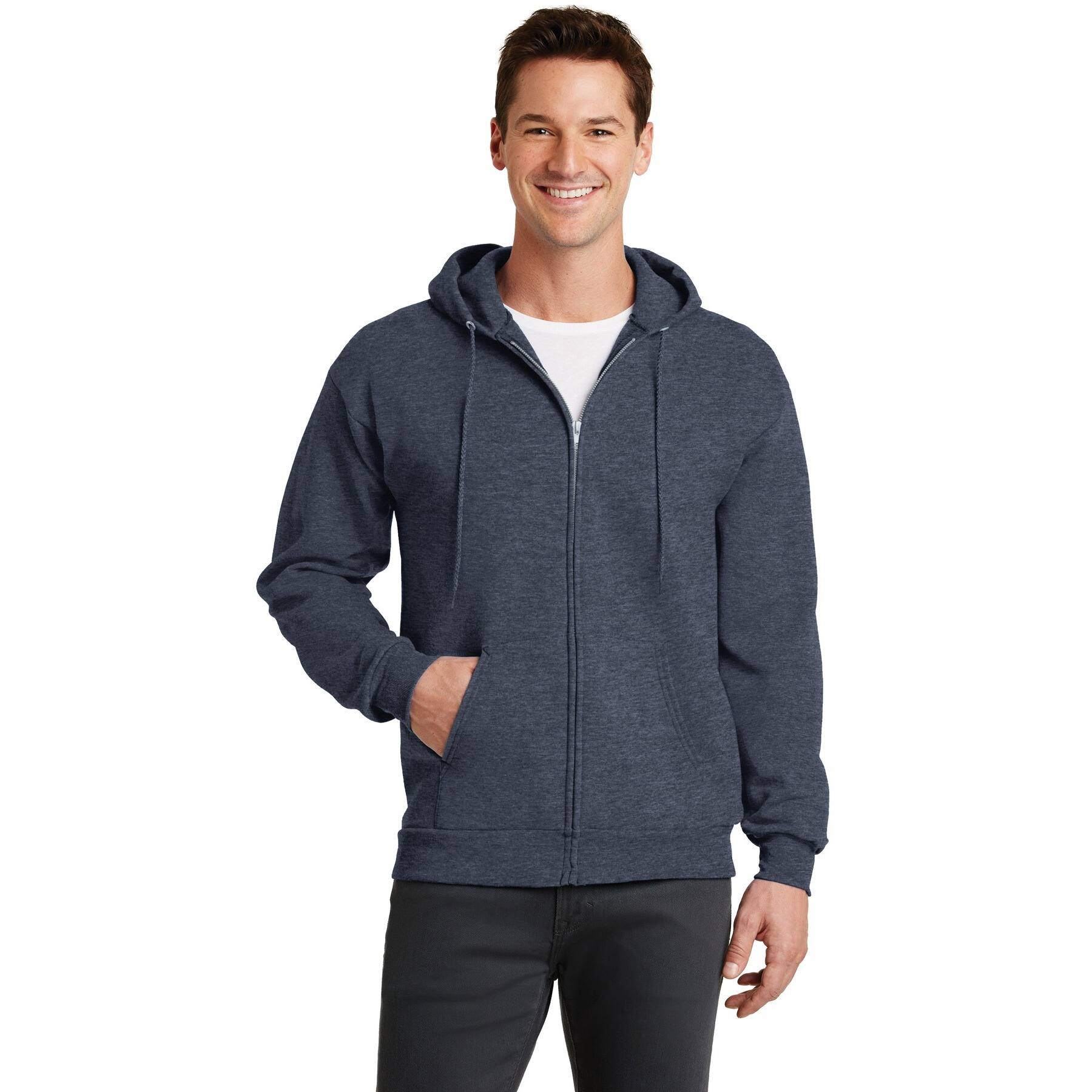 Port & Company® Core Fleece Full-Zip Hooded Sweatshirt