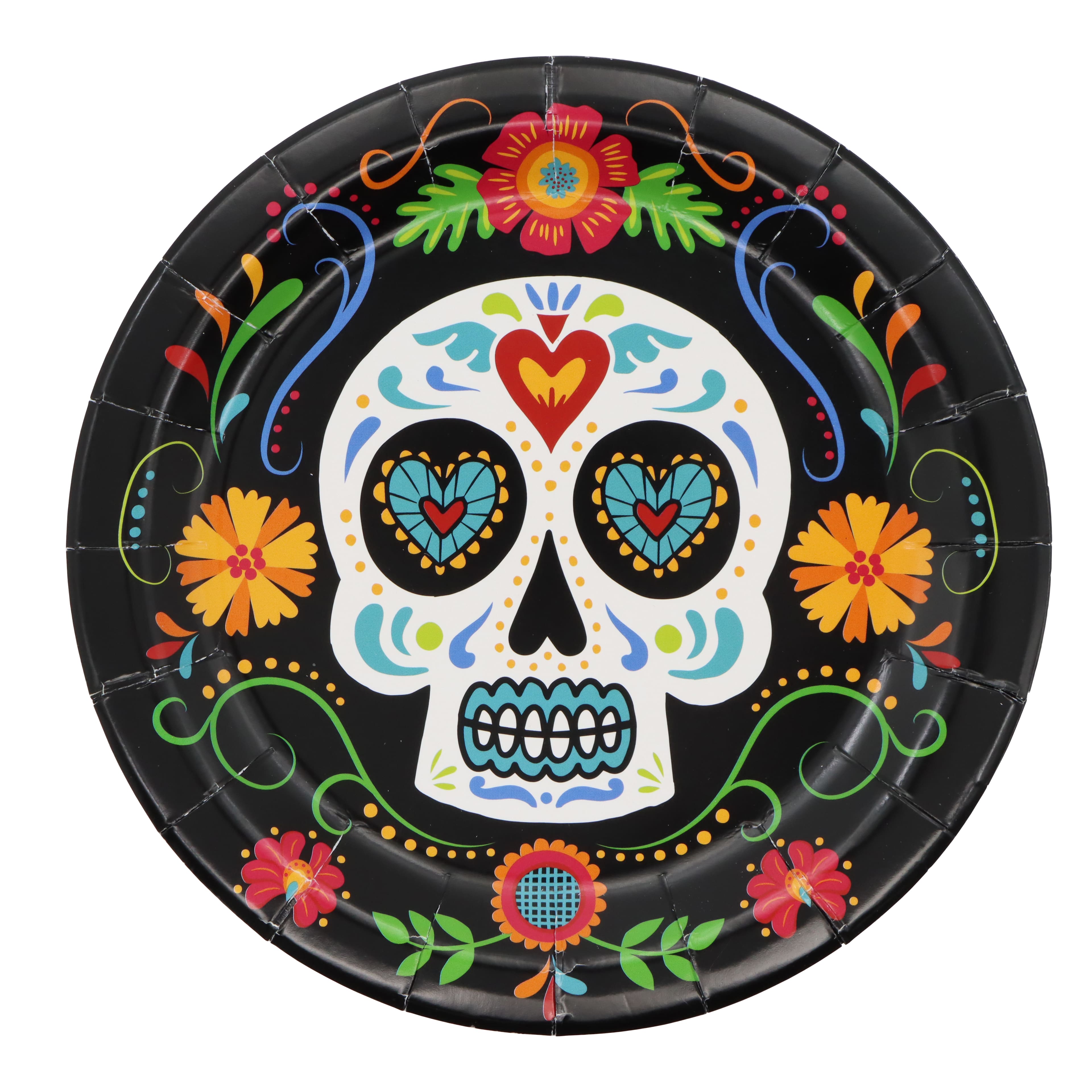 7" Day of the Dead Paper Plates, 12ct. by Ashland®