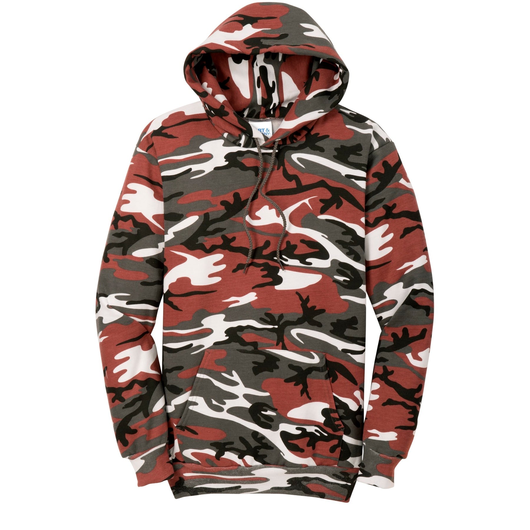 Port & Company® Camo Core Fleece Pullover Hooded Sweatshirt