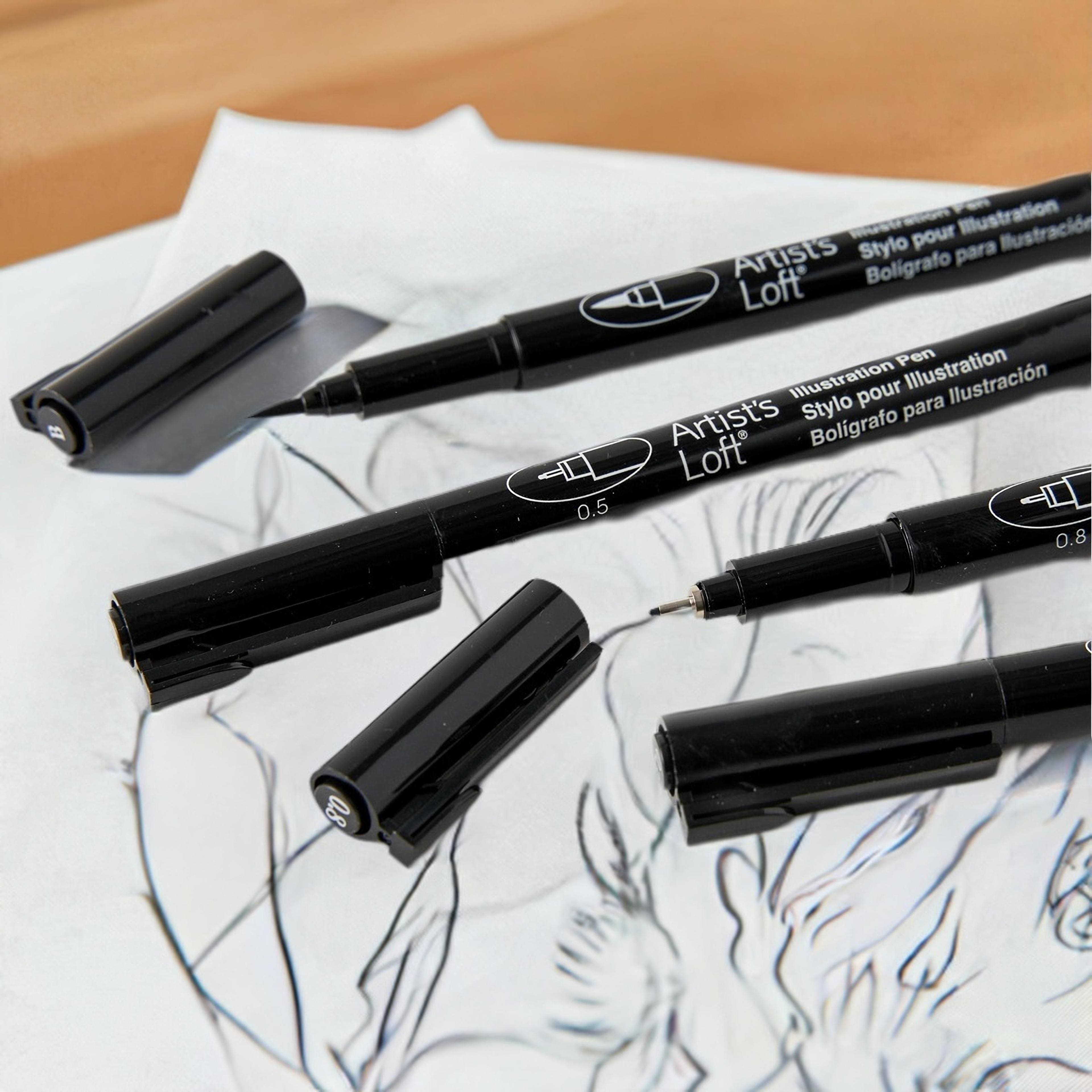 Multi Tip Black Illustration Pen Set By Artist&#x27;s Loft&#x2122;