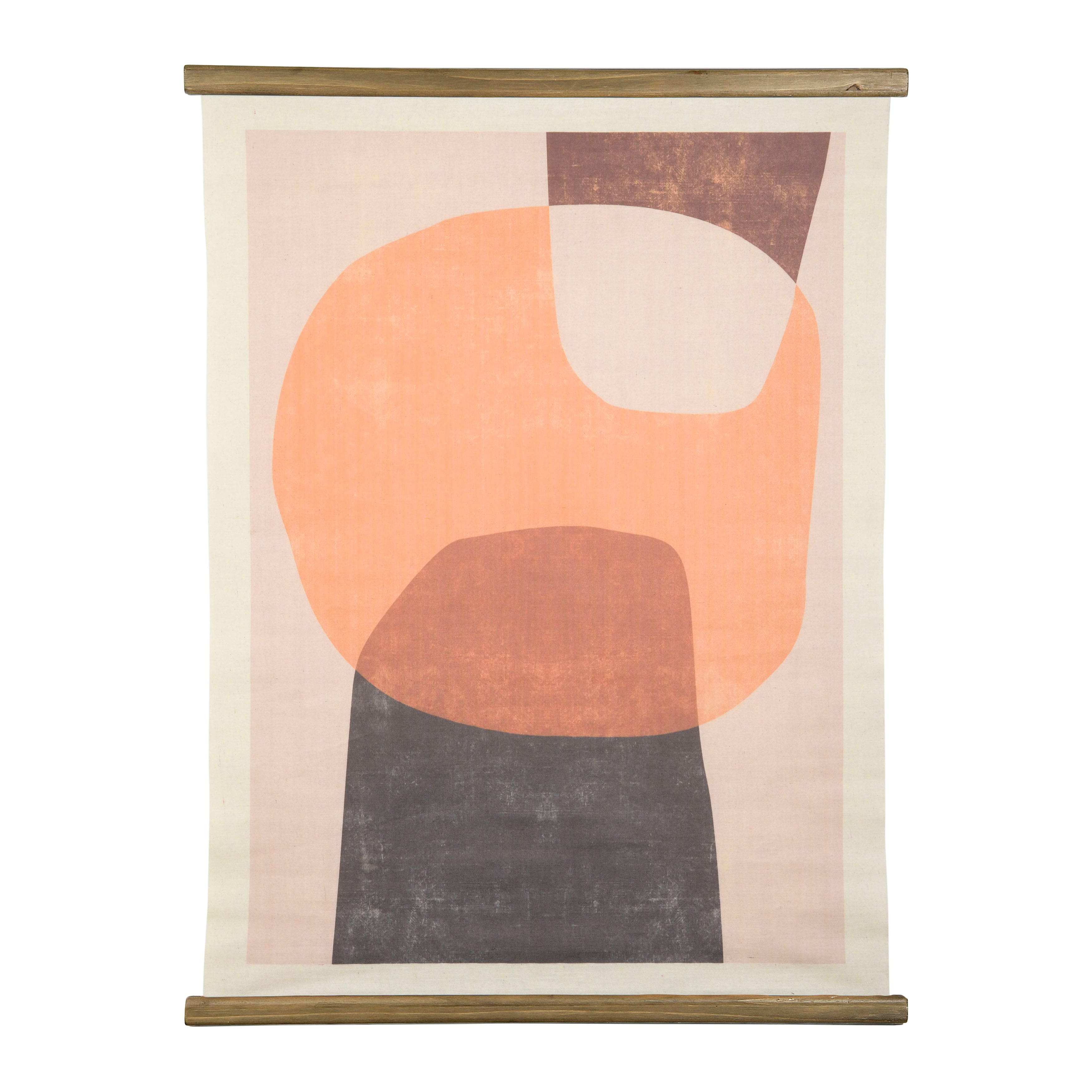 Hello Honey® Abstract Canvas Scroll Wall Hanging