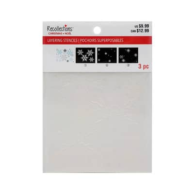 REC CMAS STENCIL FLAKES 3PK