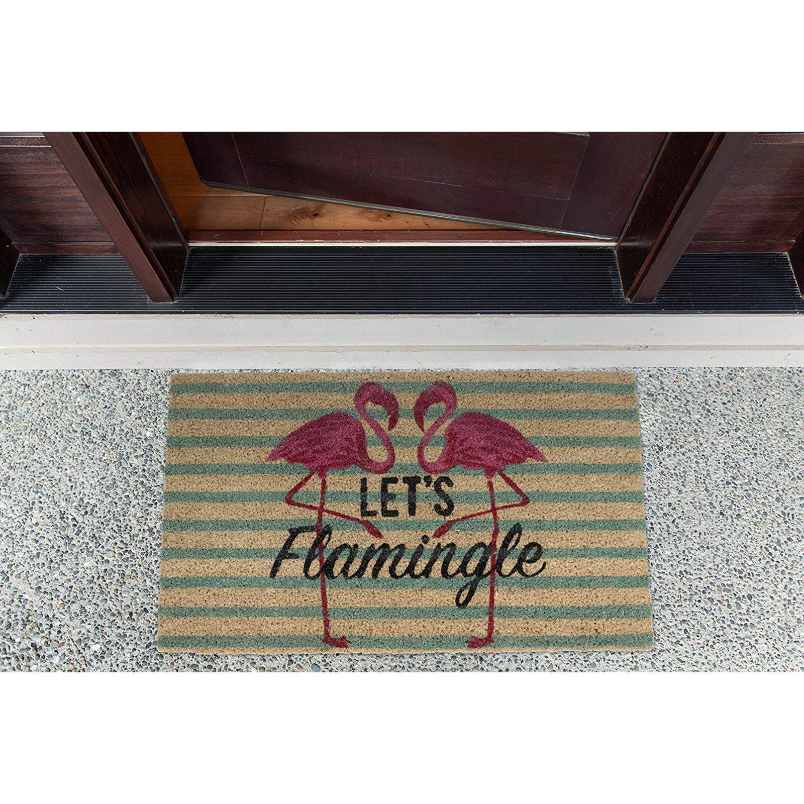DII&#xAE; Let&#x27;s Flamingle Doormat