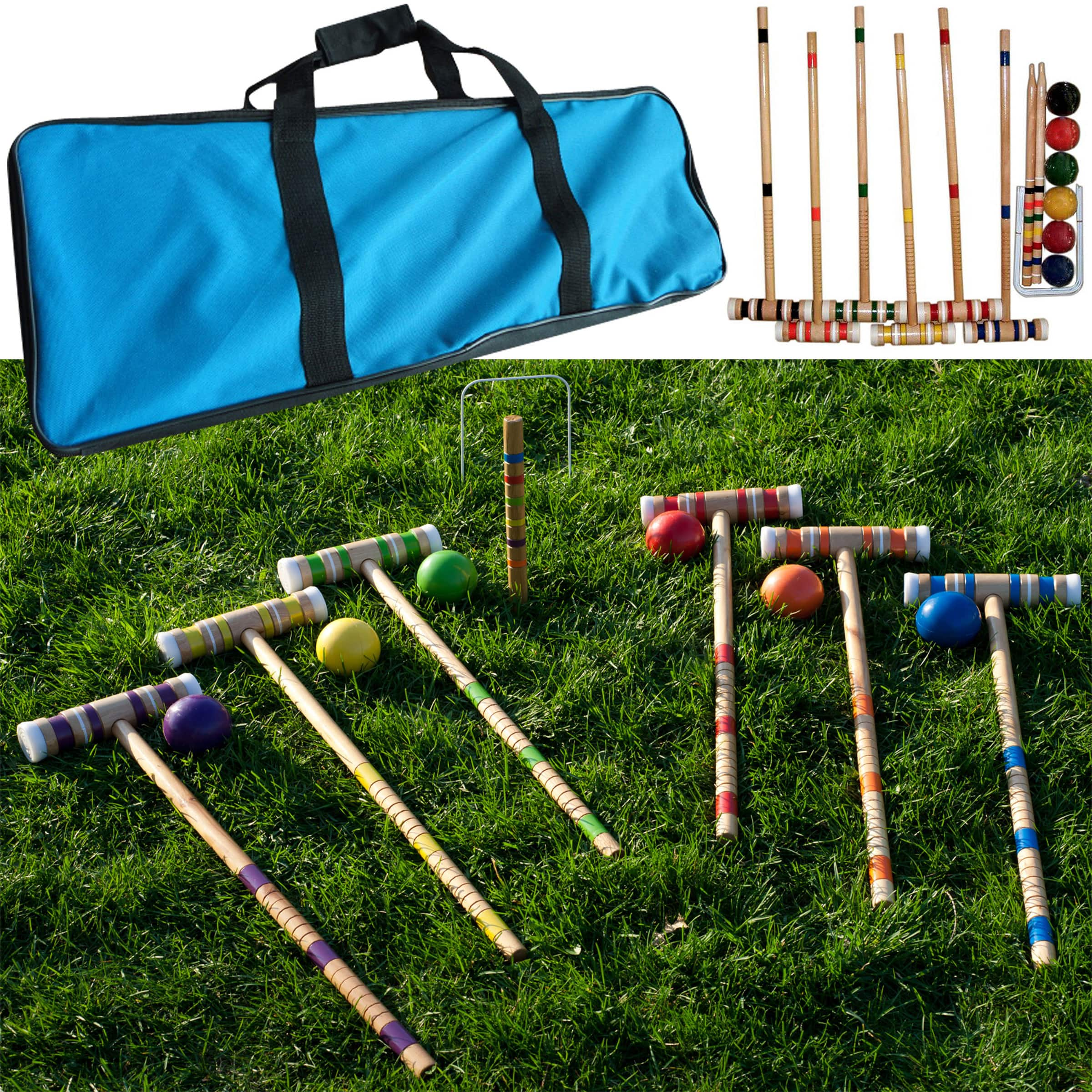 Toy Time Croquet Set with Carrying Case