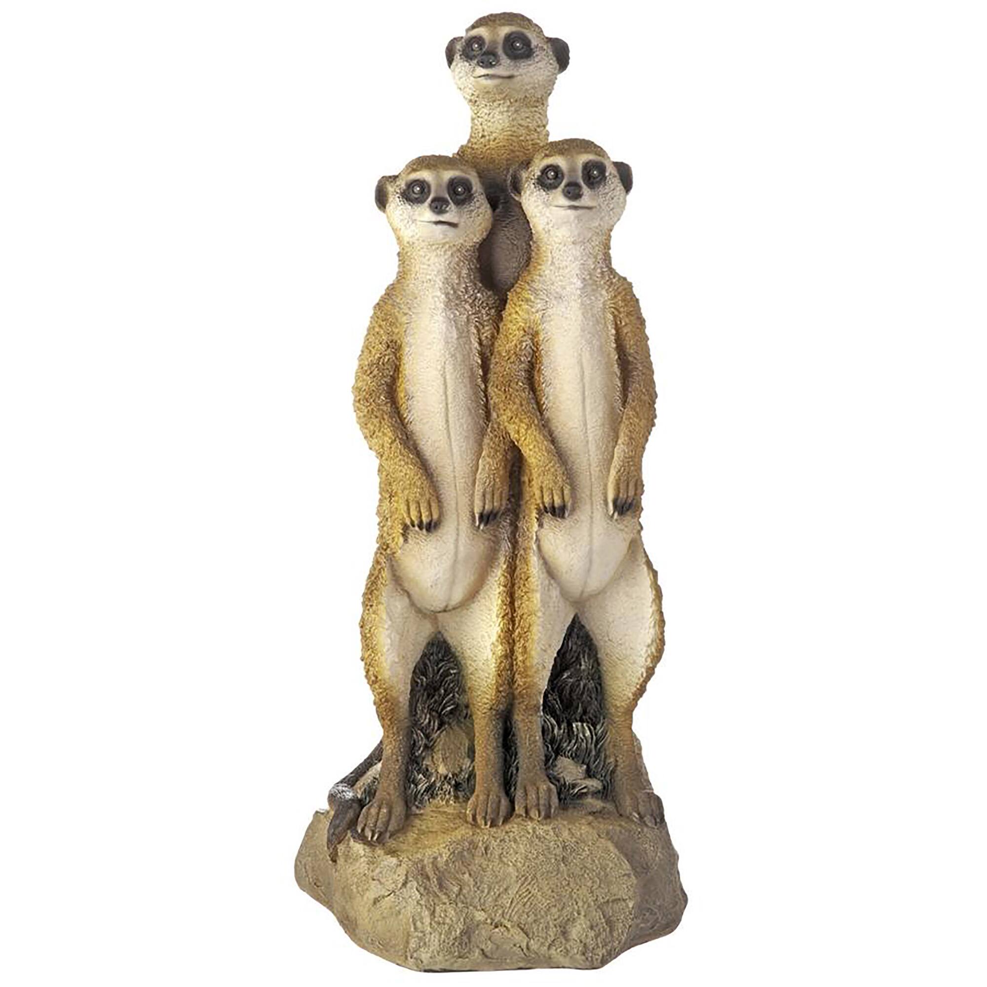 Design Toscano 26" The Meerkat Gang Sculpture