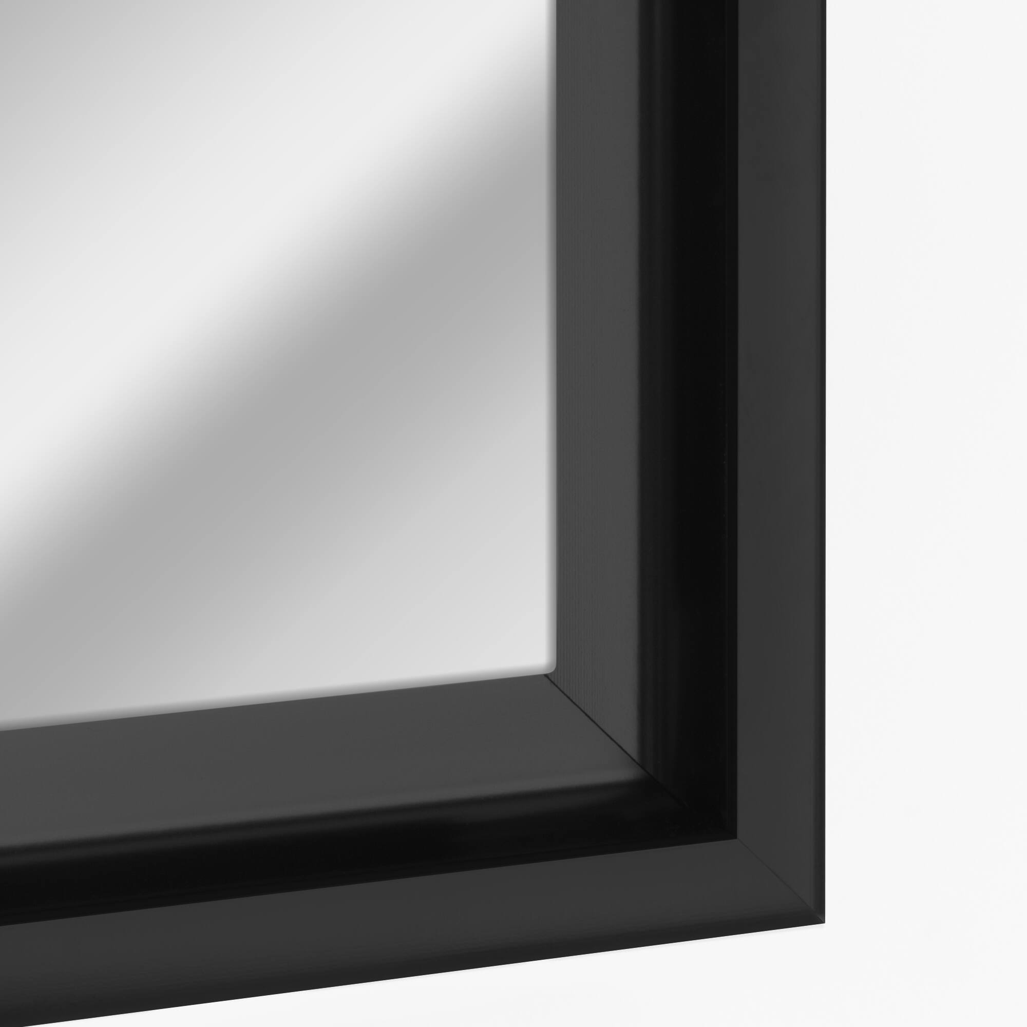 Head West® Glossy Black Rectangular EdgetoEdge Float Framed Accent