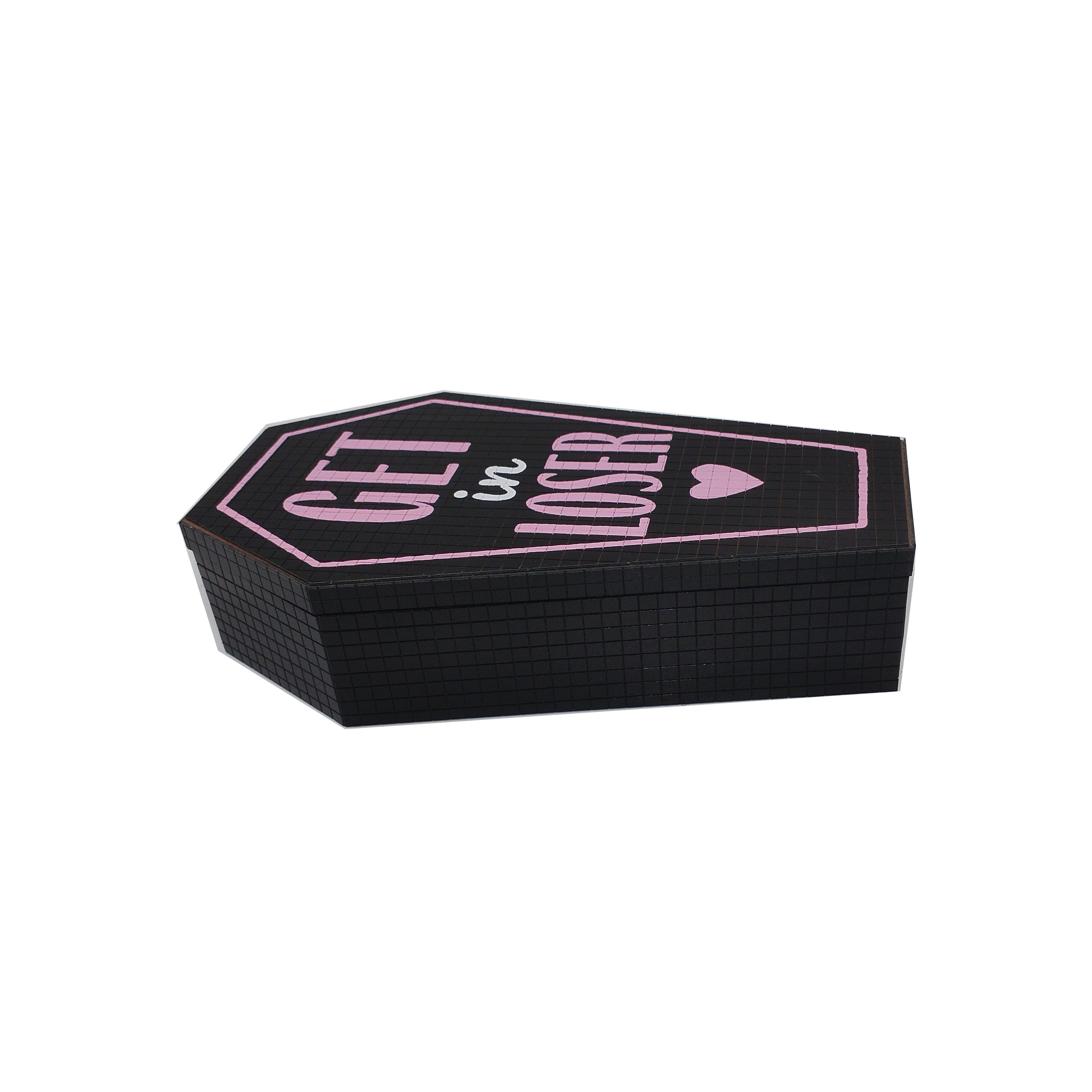 8&#x22; Black Disco Coffin by Ashland&#xAE;