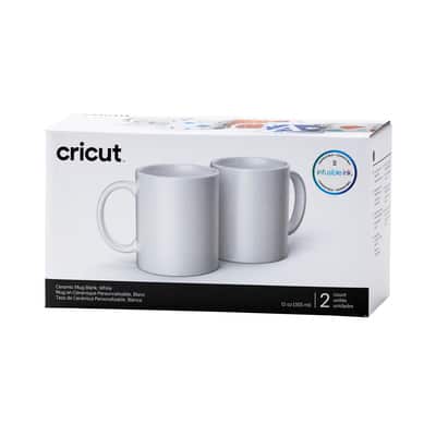 Cricut® 12oz. White Ceramic Mug Blanks, 2ct. image