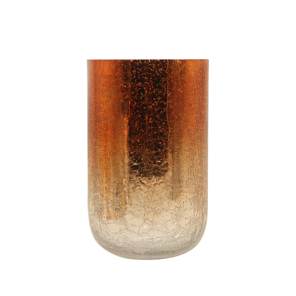 9.5&#x22; Ombre Glass Hurricane Candle Holder by Ashland