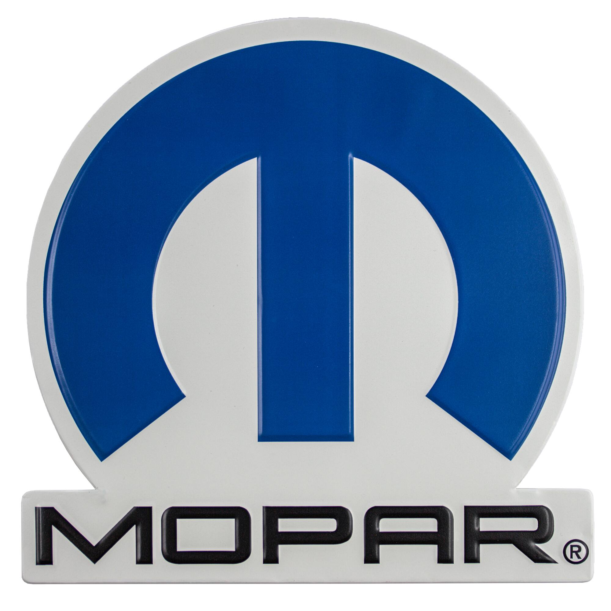 American Art D&#xE9;cor&#x2122; 16.25&#x22; Mopar&#xAE; Logo Embossed Metal Sign