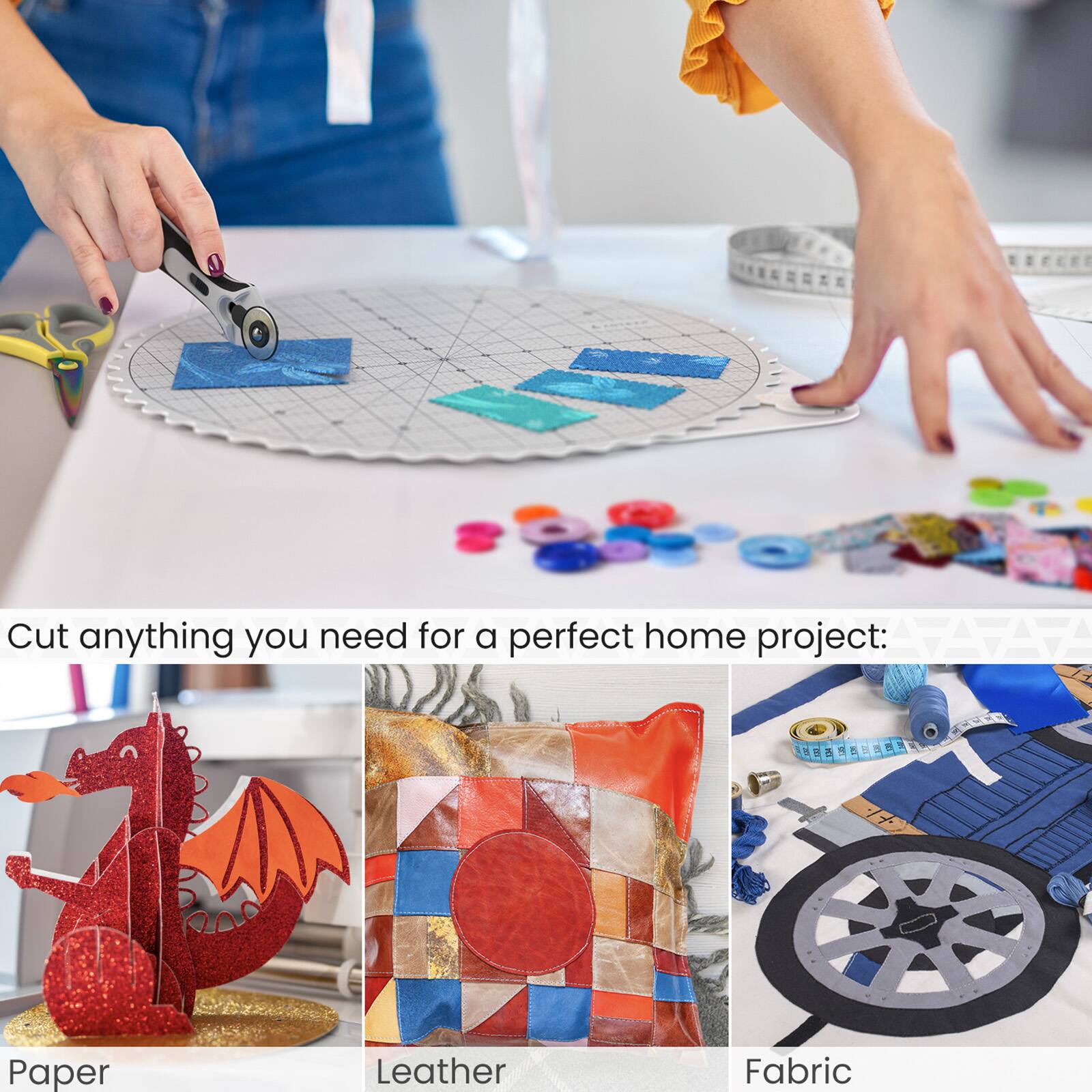 Arteza® 14" Premium Self-Healing Rotating Cutting Mat