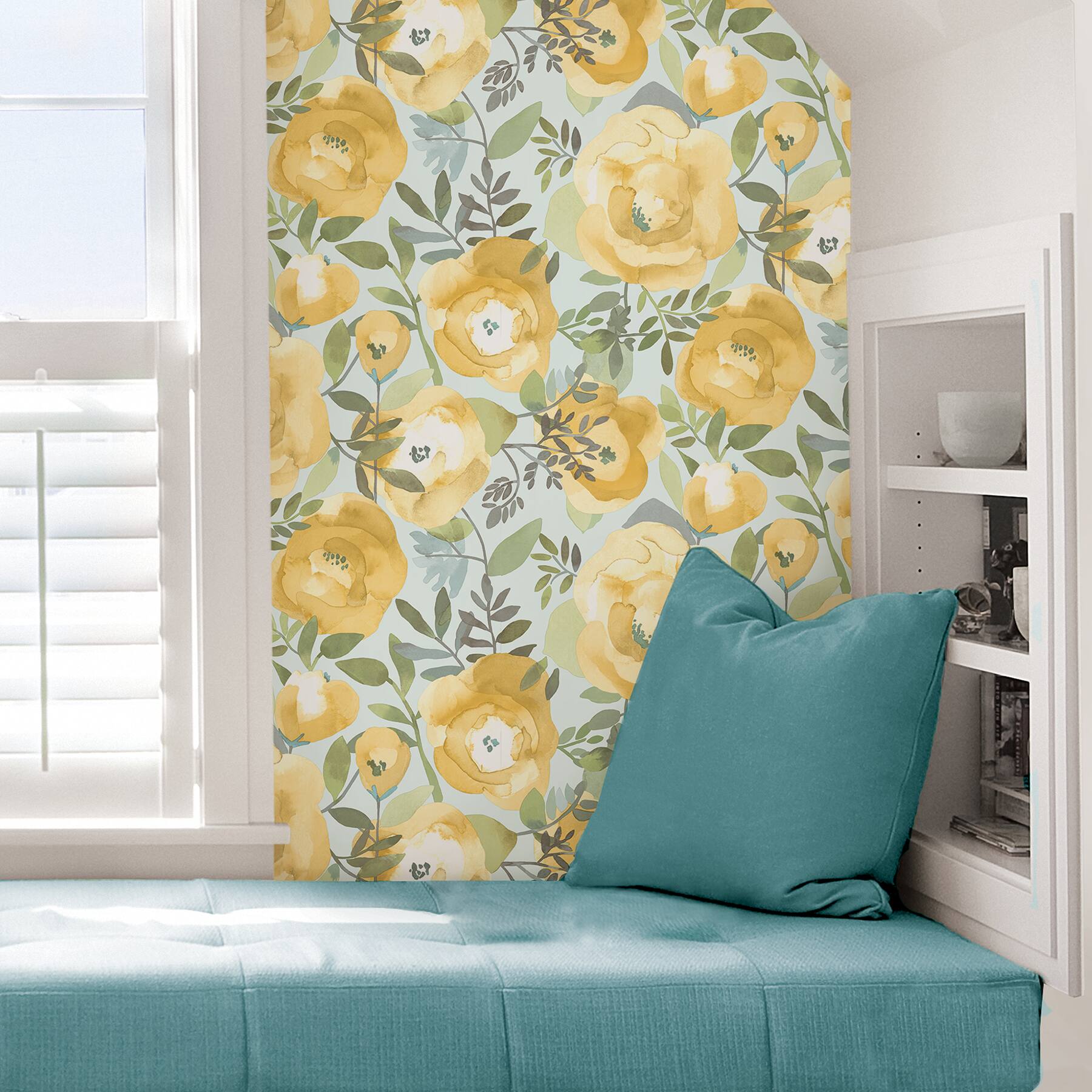 NuWallpaper Peachy Keen Yellow Peel & Stick Wallpaper Michaels