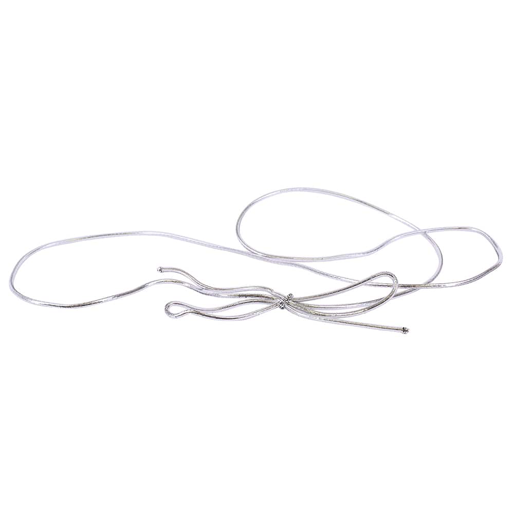 JAM Paper Home D&#xE9;cor Trimmings Silver Stretch Loops, 1,000ct.