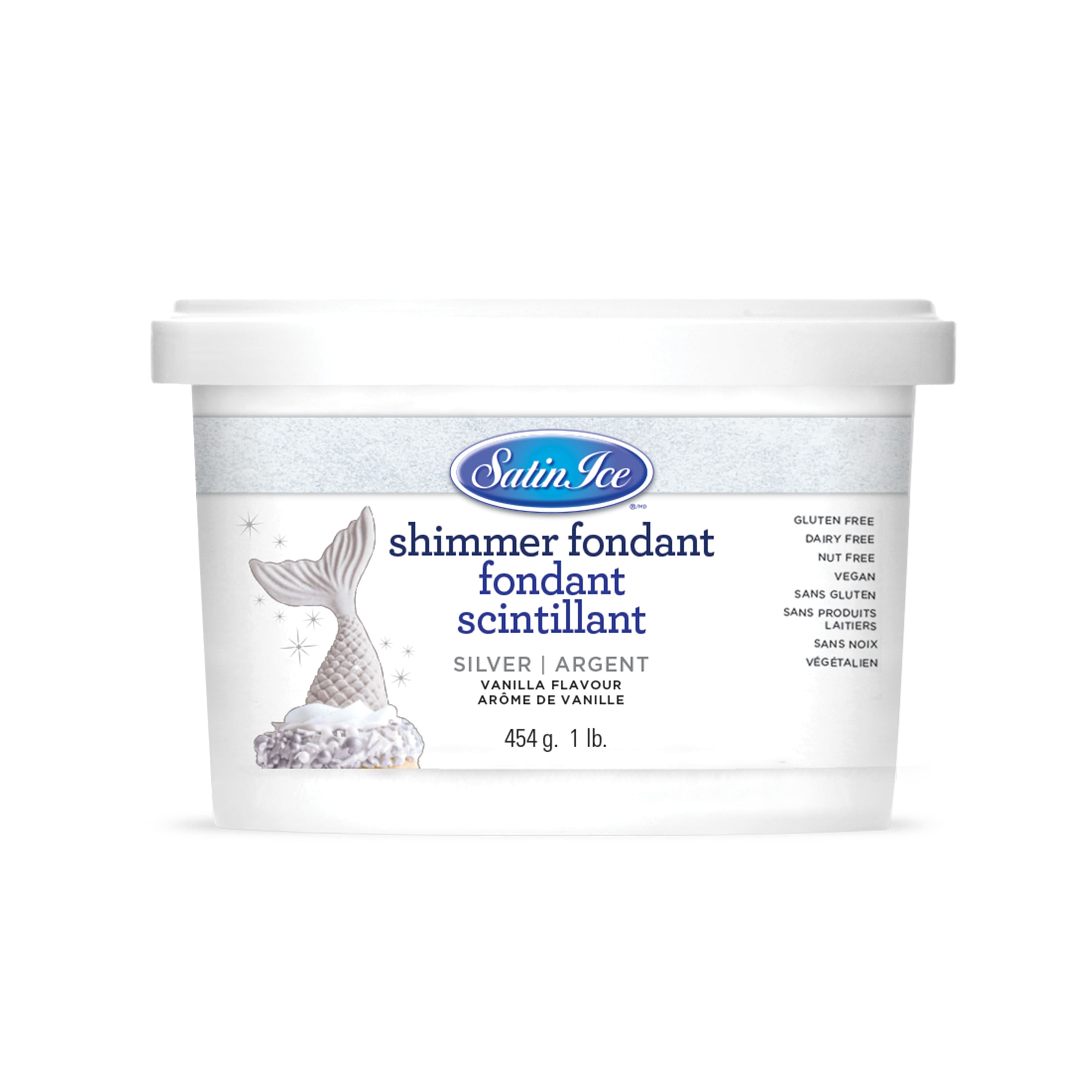 Satin Ice® 1lb. Vanilla Shimmer Fondant