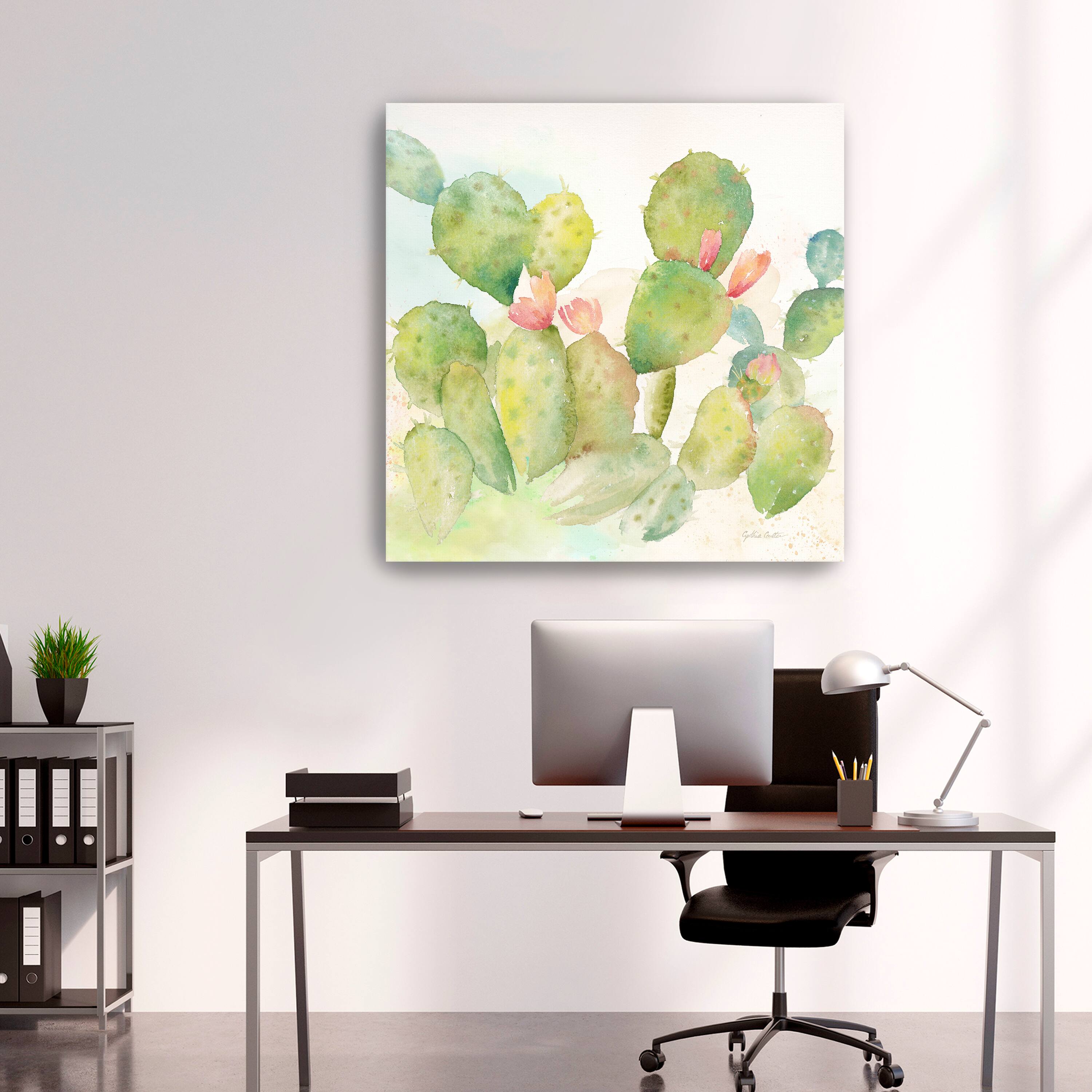 Cactus Garden I Canvas Giclee